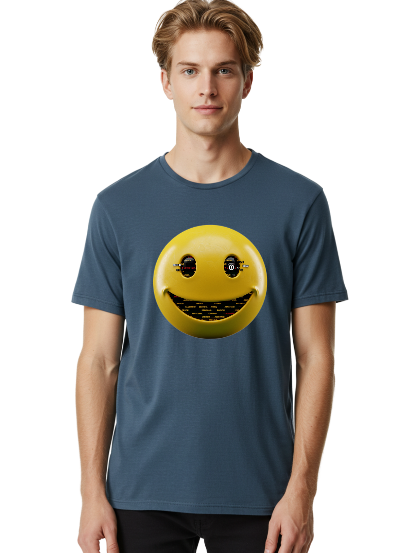 Smiley-Face Men'S Graphic Tee, 100% Cotton, Comfortable Casual Summer Wear, Machine Washable, Vintage Camera, Old Camera, Antique Camera, Black Camera, Classic Photography, Photography Equipment, Nostalgic Device, Film Camera, Camera Art Bal360