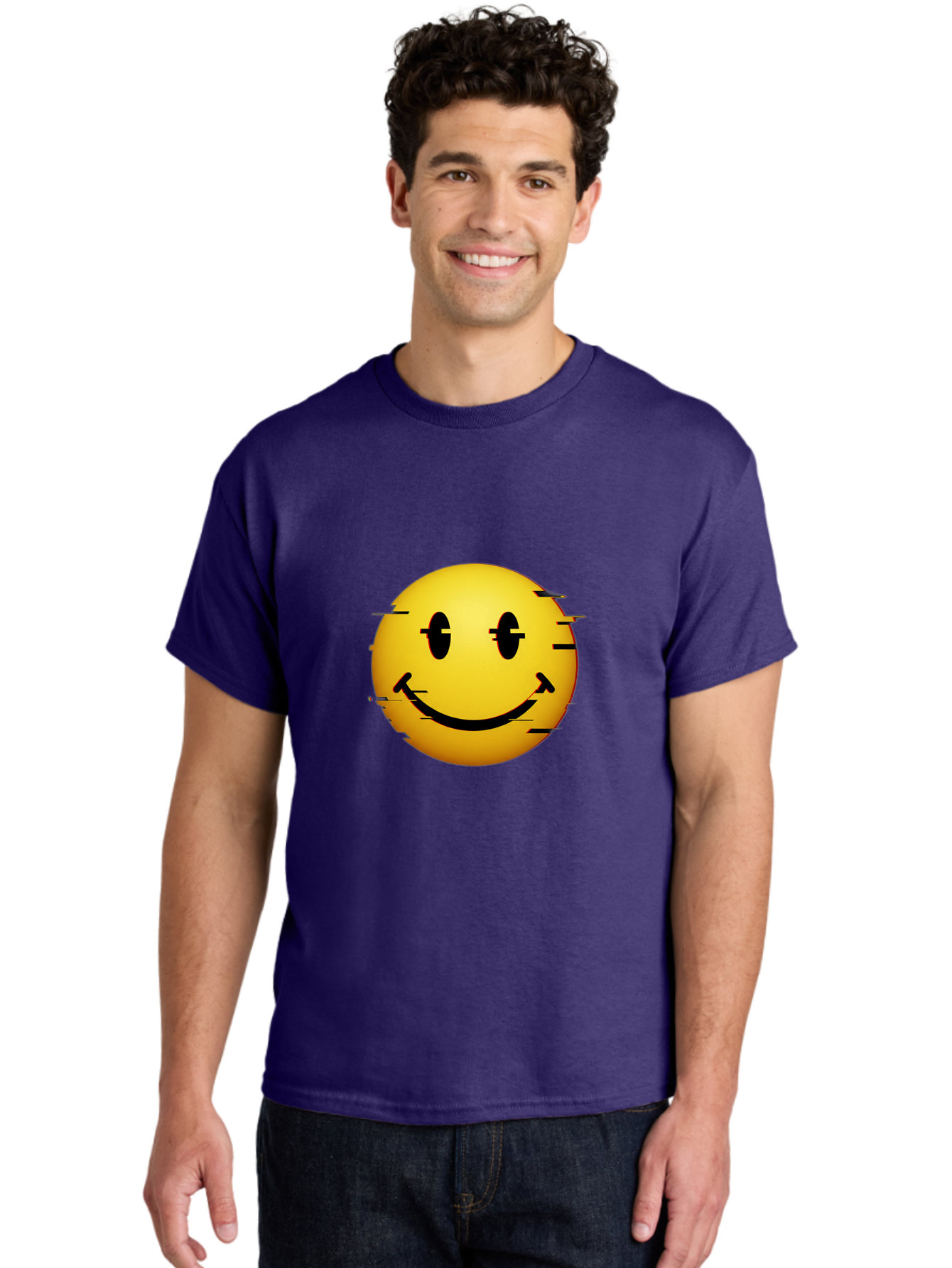Smiley Men'S Graphic Tee, 100% Cotton, Comfortable Casual Summer Wear, Machine Washable, Vintage Camera, Old Camera, Antique Camera, Black Camera, Classic Photography, Photography Equipment, Nostalgic Device, Film Camera, Camera Art Bal363