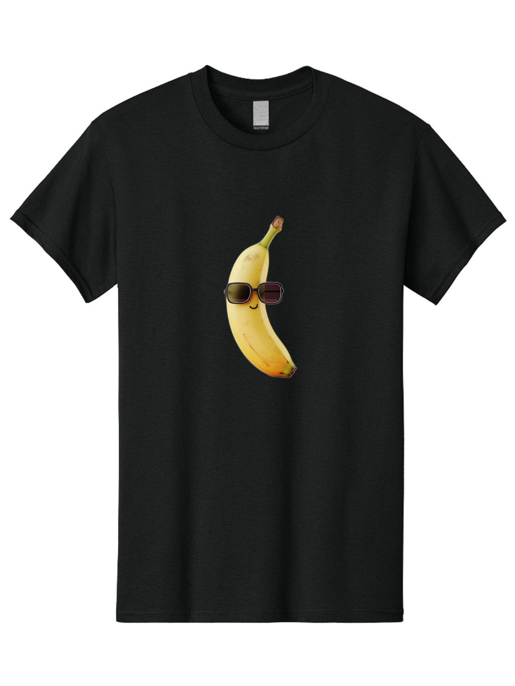 Smiling-Banana-Sunglasses Men'S Graphic Tee, 100% Cotton, Comfortable Casual Summer Wear, Machine Washable, Vintage Camera, Old Camera, Antique Camera, Black Camera, Classic Photography, Photography Equipment, Nostalgic Device, Film Camera, Bal365