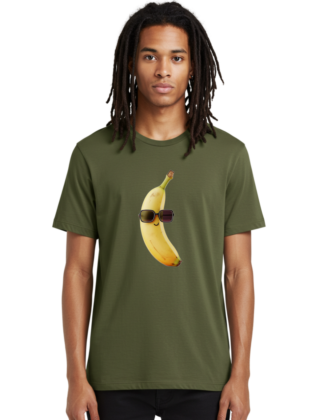 Smiling-Banana-Sunglasses Men'S Graphic Tee, 100% Cotton, Comfortable Casual Summer Wear, Machine Washable, Vintage Camera, Old Camera, Antique Camera, Black Camera, Classic Photography, Photography Equipment, Nostalgic Device, Film Camera, Bal365