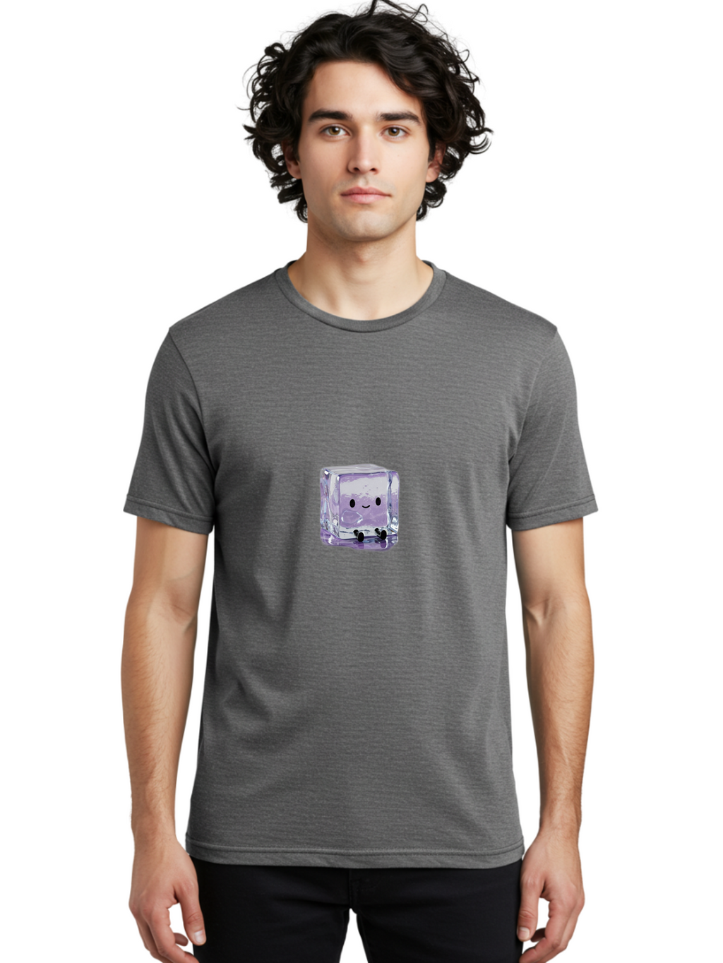 Smiling-Ice-Cube Men'S Graphic Tee, 100% Cotton, Comfortable Casual Summer Wear, Machine Washable, Vintage Camera, Old Camera, Antique Camera, Black Camera, Classic Photography, Photography Equipment, Nostalgic Device, Film Camera, Camera Art Bal366