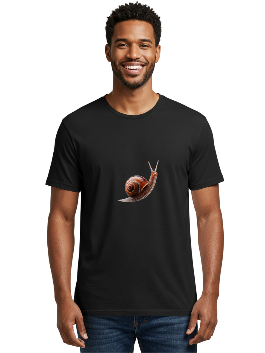 Snail-1 Men'S Graphic Tee, 100% Cotton, Comfortable Casual Summer Wear, Machine Washable, Vintage Camera, Old Camera, Antique Camera, Black Camera, Classic Photography, Photography Equipment, Nostalgic Device, Film Camera, Camera Art Bal369