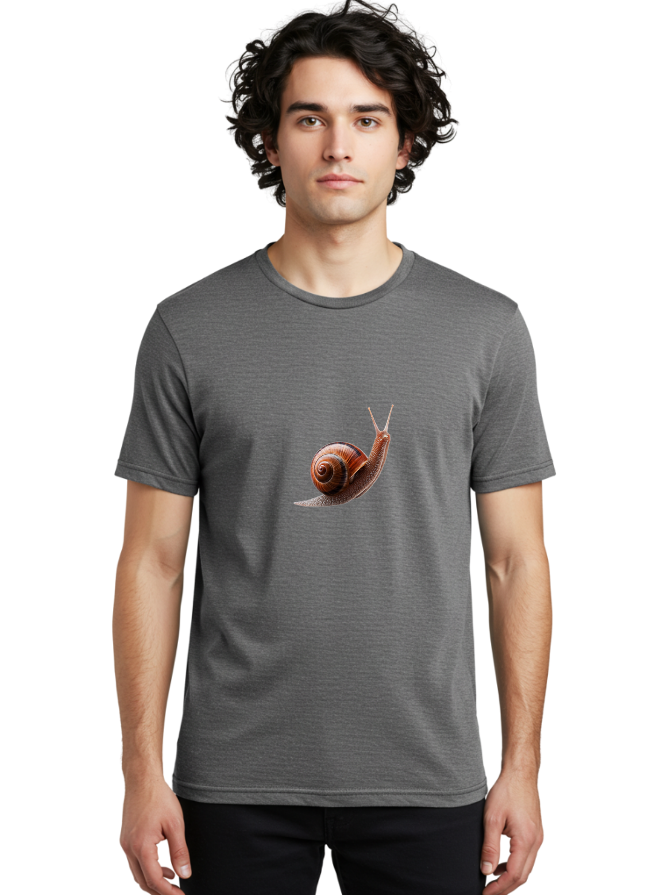 Snail-1 Men'S Graphic Tee, 100% Cotton, Comfortable Casual Summer Wear, Machine Washable, Vintage Camera, Old Camera, Antique Camera, Black Camera, Classic Photography, Photography Equipment, Nostalgic Device, Film Camera, Camera Art Bal369