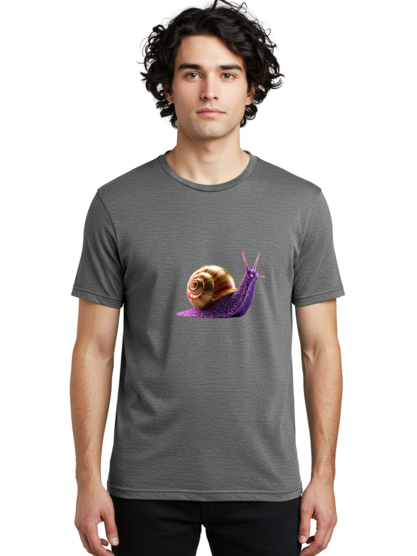 Snail-2 Men'S Graphic Tee, 100% Cotton, Comfortable Casual Summer Wear, Machine Washable, Vintage Camera, Old Camera, Antique Camera, Black Camera, Classic Photography, Photography Equipment, Nostalgic Device, Film Camera, Camera Art Bal370