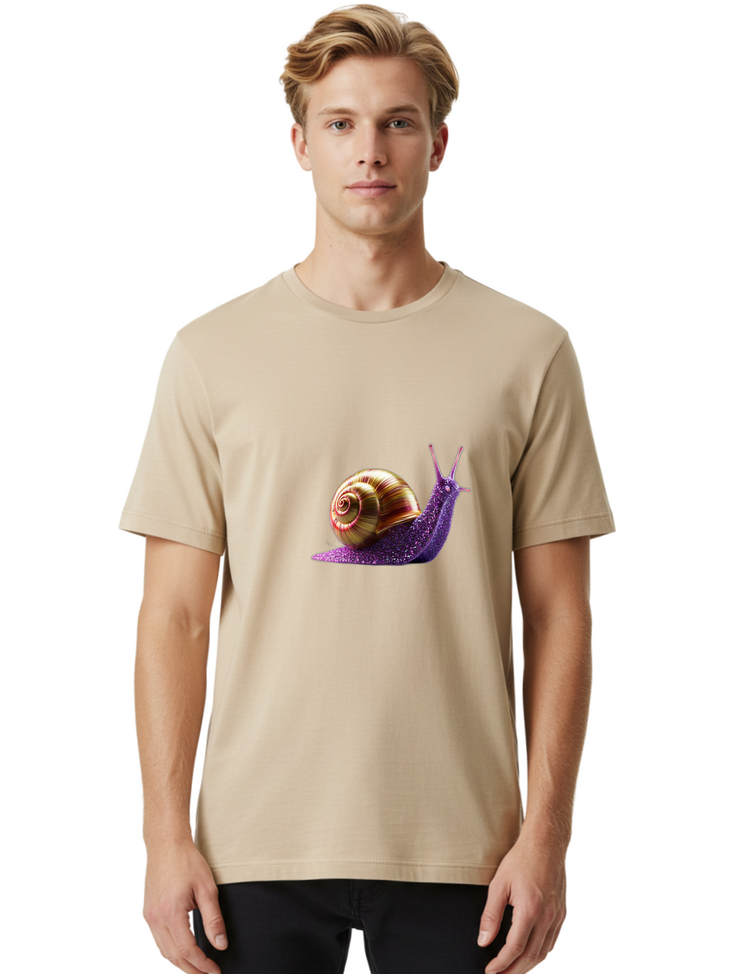 Snail-2 Men'S Graphic Tee, 100% Cotton, Comfortable Casual Summer Wear, Machine Washable, Vintage Camera, Old Camera, Antique Camera, Black Camera, Classic Photography, Photography Equipment, Nostalgic Device, Film Camera, Camera Art Bal370