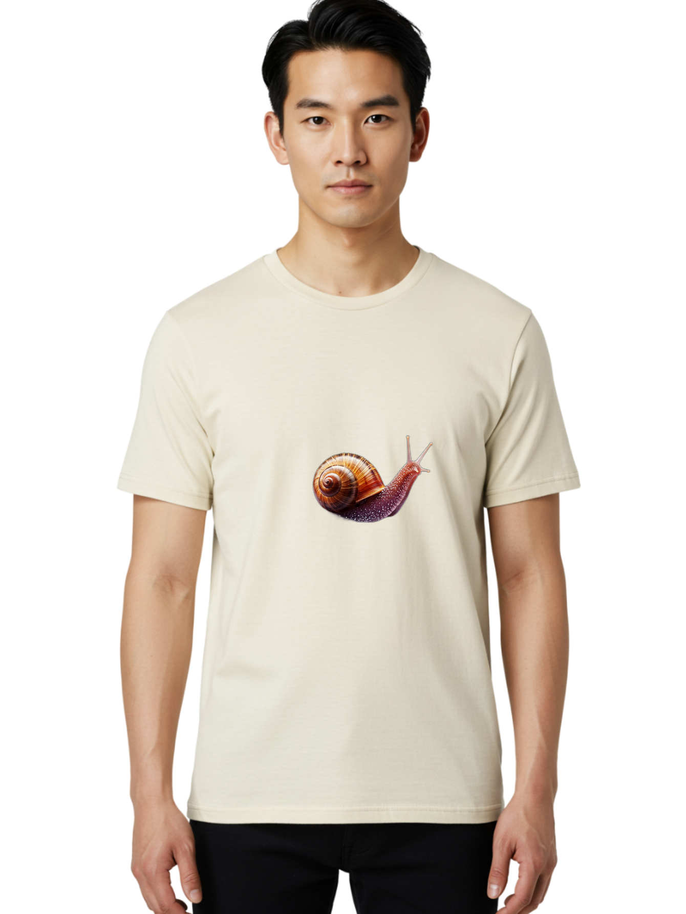Snail Men'S Graphic Tee, 100% Cotton, Comfortable Casual Summer Wear, Machine Washable, Vintage Camera, Old Camera, Antique Camera, Black Camera, Classic Photography, Photography Equipment, Nostalgic Device, Film Camera, Camera Art Bal372