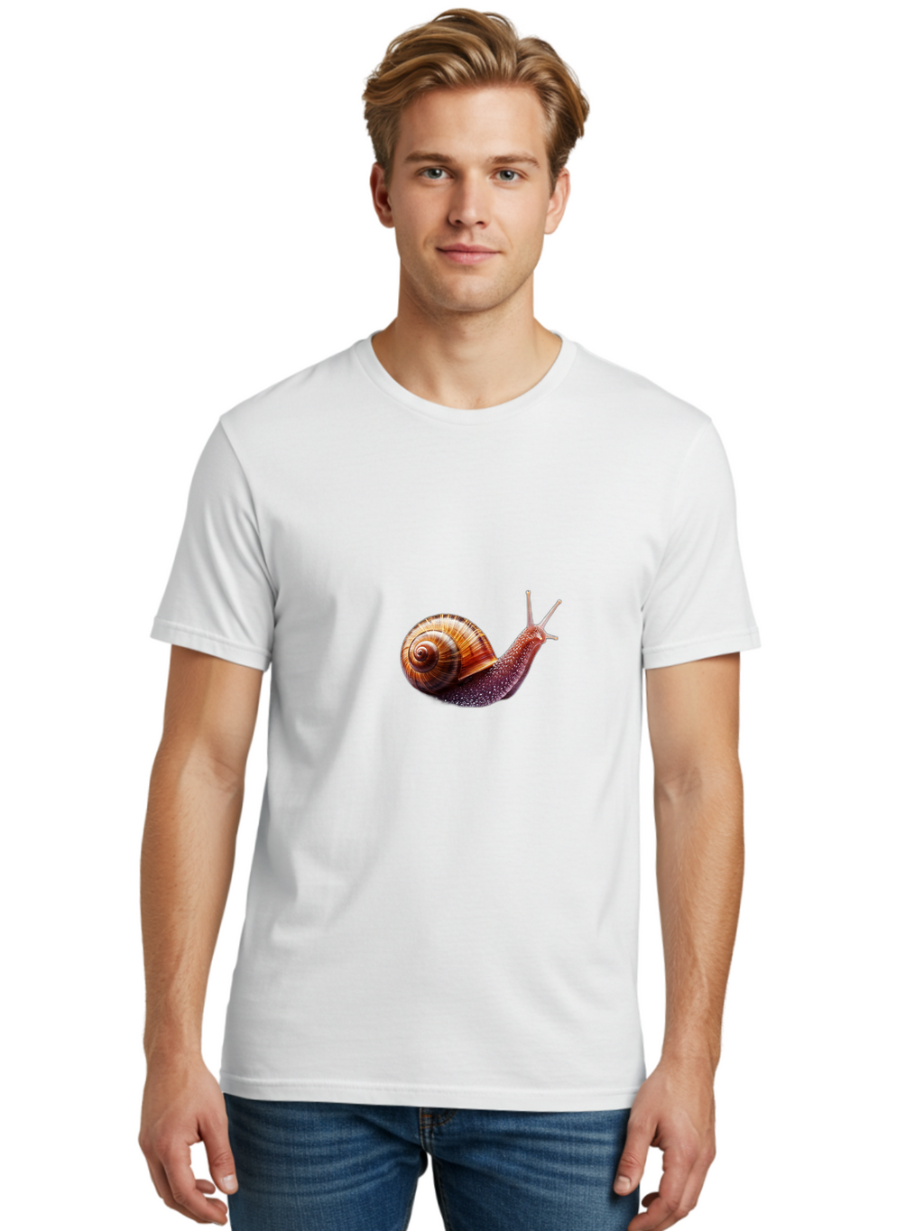 Snail Men'S Graphic Tee, 100% Cotton, Comfortable Casual Summer Wear, Machine Washable, Vintage Camera, Old Camera, Antique Camera, Black Camera, Classic Photography, Photography Equipment, Nostalgic Device, Film Camera, Camera Art Bal372