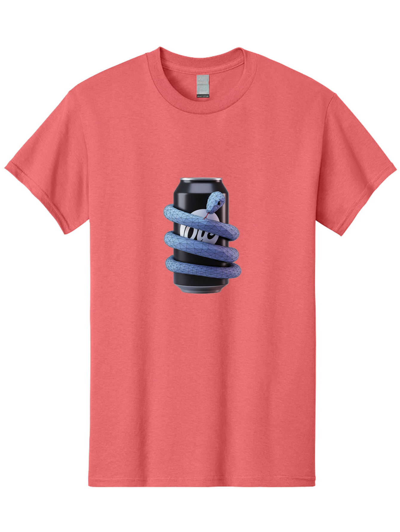 Snake-Wrapped-Can Men'S Graphic Tee, 100% Cotton, Comfortable Casual Summer Wear, Machine Washable, Vintage Camera, Old Camera, Antique Camera, Black Camera, Classic Photography, Photography Equipment, Nostalgic Device, Film Camera, Camera Art Bal377