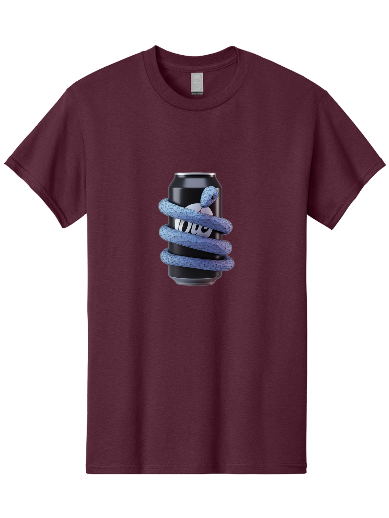 Snake-Wrapped-Can Men'S Graphic Tee, 100% Cotton, Comfortable Casual Summer Wear, Machine Washable, Vintage Camera, Old Camera, Antique Camera, Black Camera, Classic Photography, Photography Equipment, Nostalgic Device, Film Camera, Camera Art Bal377
