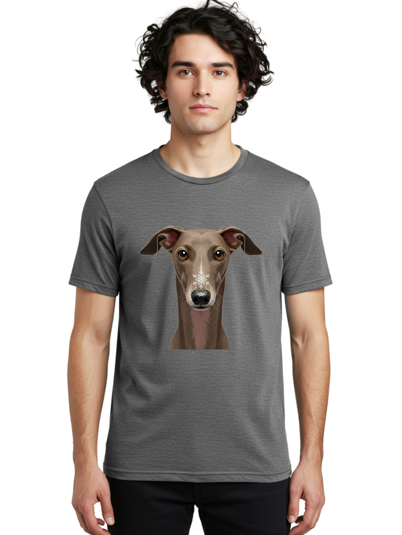 Snowy-Nosed-Italian-Greyhound Men'S Graphic Tee, 100% Cotton, Comfortable Casual Summer Wear, Machine Washable, Vintage Camera, Old Camera, Antique Camera, Black Camera, Classic Photography, Photography Equipment, Nostalgic Device, Bal379