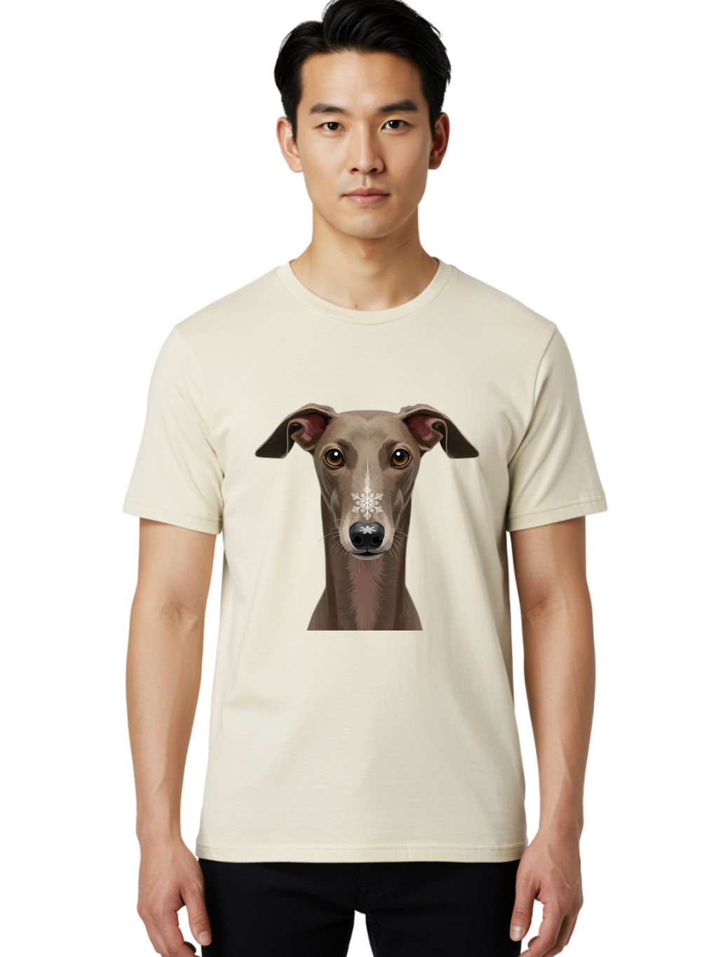 Snowy-Nosed-Italian-Greyhound Men'S Graphic Tee, 100% Cotton, Comfortable Casual Summer Wear, Machine Washable, Vintage Camera, Old Camera, Antique Camera, Black Camera, Classic Photography, Photography Equipment, Nostalgic Device, Bal379