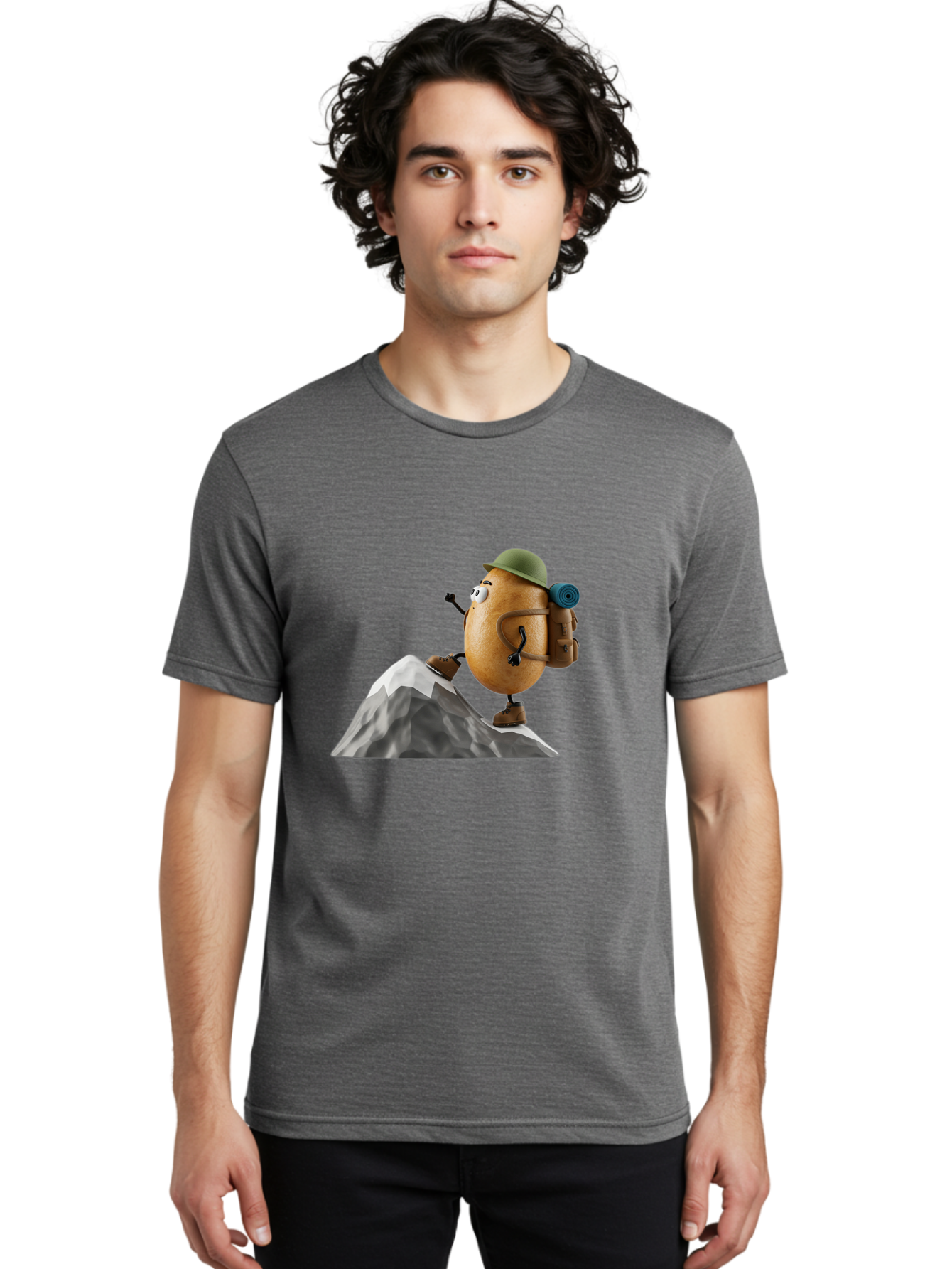 Spud Men'S Graphic Tee, 100% Cotton, Comfortable Casual Summer Wear, Machine Washable, Vintage Camera, Old Camera, Antique Camera, Black Camera, Classic Photography, Photography Equipment, Nostalgic Device, Film Camera, Camera Art Bal389