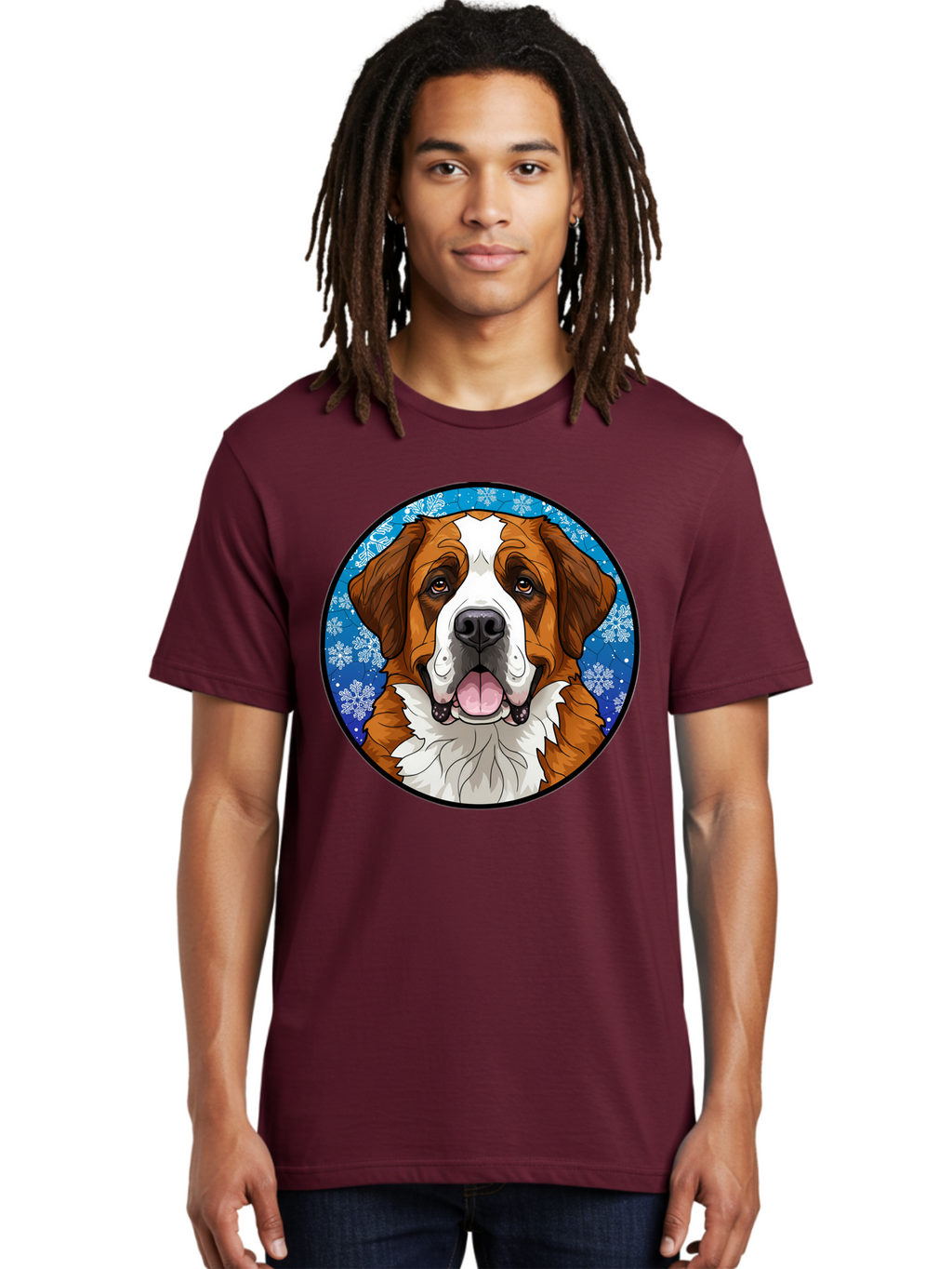 St-Bernard-Dog Men'S Graphic Tee, 100% Cotton, Comfortable Casual Summer Wear, Machine Washable, Vintage Camera, Old Camera, Antique Camera, Black Camera, Classic Photography, Photography Equipment, Nostalgic Device, Film Camera, Camera Art Bal391