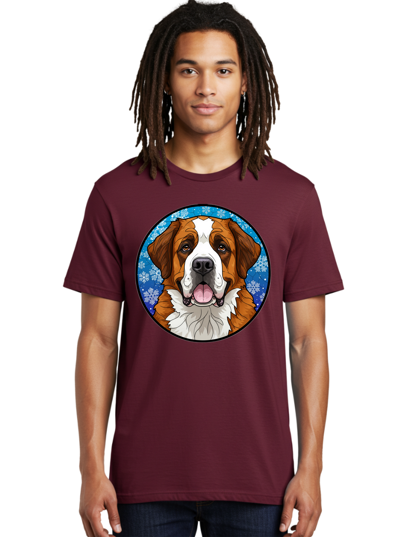 St-Bernard-Dog Men'S Graphic Tee, 100% Cotton, Comfortable Casual Summer Wear, Machine Washable, Vintage Camera, Old Camera, Antique Camera, Black Camera, Classic Photography, Photography Equipment, Nostalgic Device, Film Camera, Camera Art Bal391