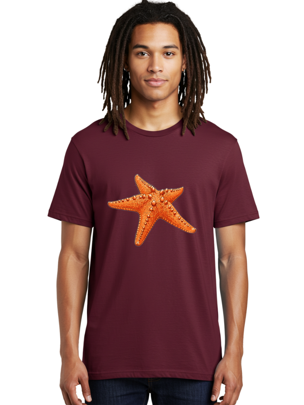 Starfish-1 Men'S Graphic Tee, 100% Cotton, Comfortable Casual Summer Wear, Machine Washable, Vintage Camera, Old Camera, Antique Camera, Black Camera, Classic Photography, Photography Equipment, Nostalgic Device, Film Camera, Camera Art Bal394