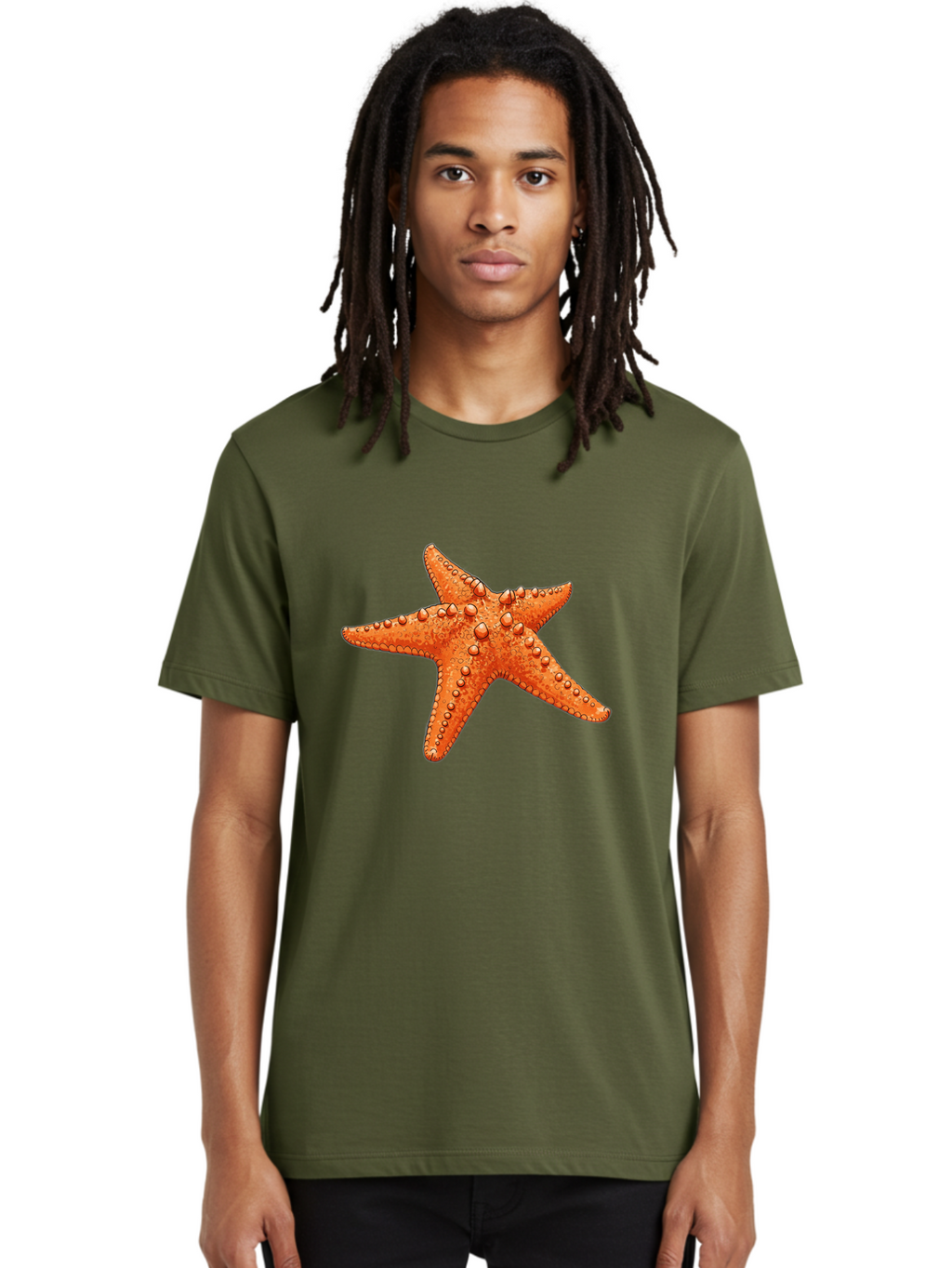 Starfish-1 Men'S Graphic Tee, 100% Cotton, Comfortable Casual Summer Wear, Machine Washable, Vintage Camera, Old Camera, Antique Camera, Black Camera, Classic Photography, Photography Equipment, Nostalgic Device, Film Camera, Camera Art Bal394