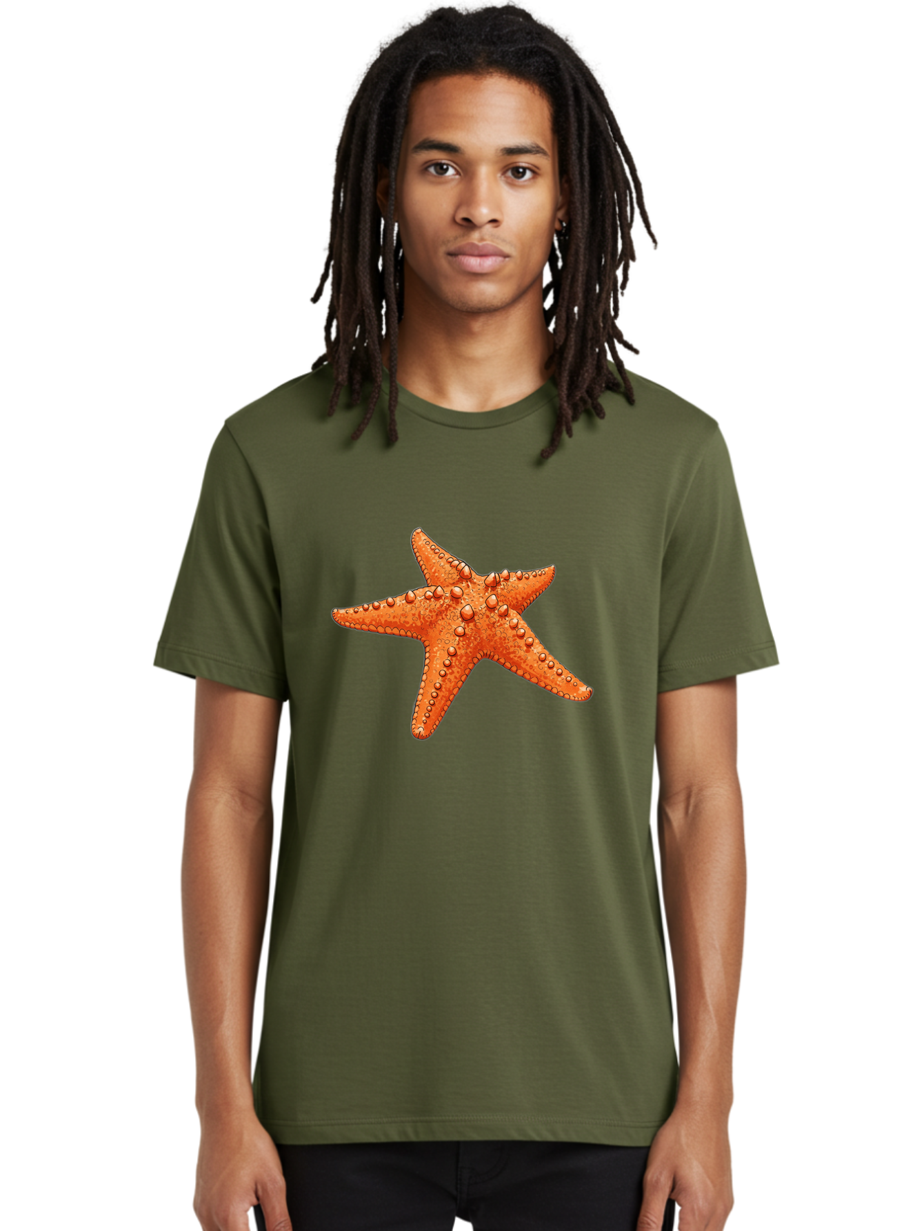 Starfish-1 Men'S Graphic Tee, 100% Cotton, Comfortable Casual Summer Wear, Machine Washable, Vintage Camera, Old Camera, Antique Camera, Black Camera, Classic Photography, Photography Equipment, Nostalgic Device, Film Camera, Camera Art Bal394