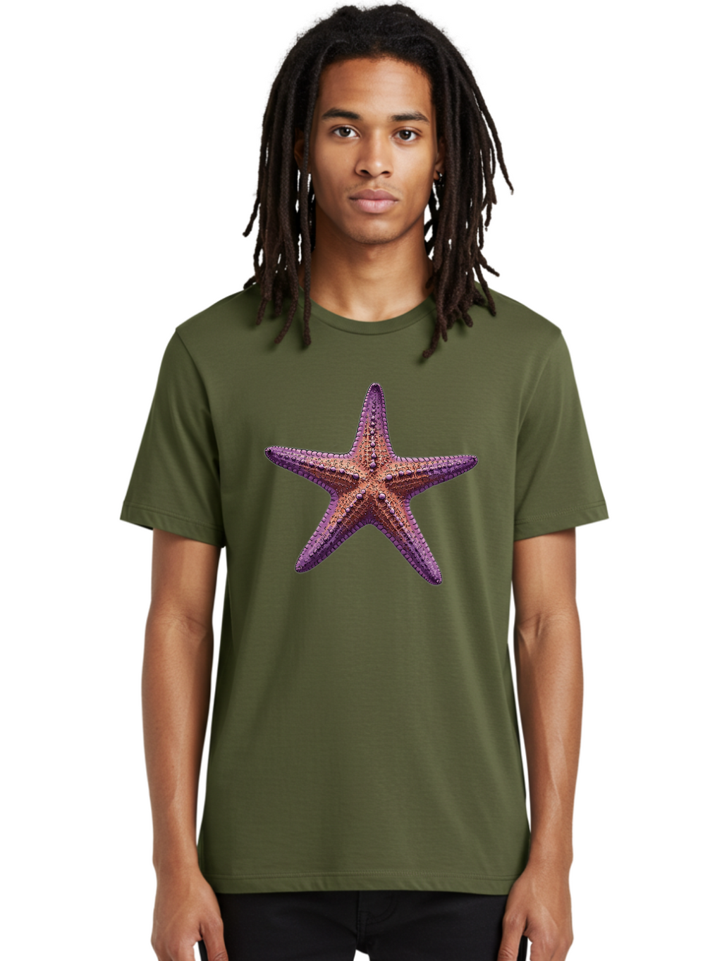 Starfish-2 Men'S Graphic Tee, 100% Cotton, Comfortable Casual Summer Wear, Machine Washable, Vintage Camera, Old Camera, Antique Camera, Black Camera, Classic Photography, Photography Equipment, Nostalgic Device, Film Camera, Camera Art Bal395
