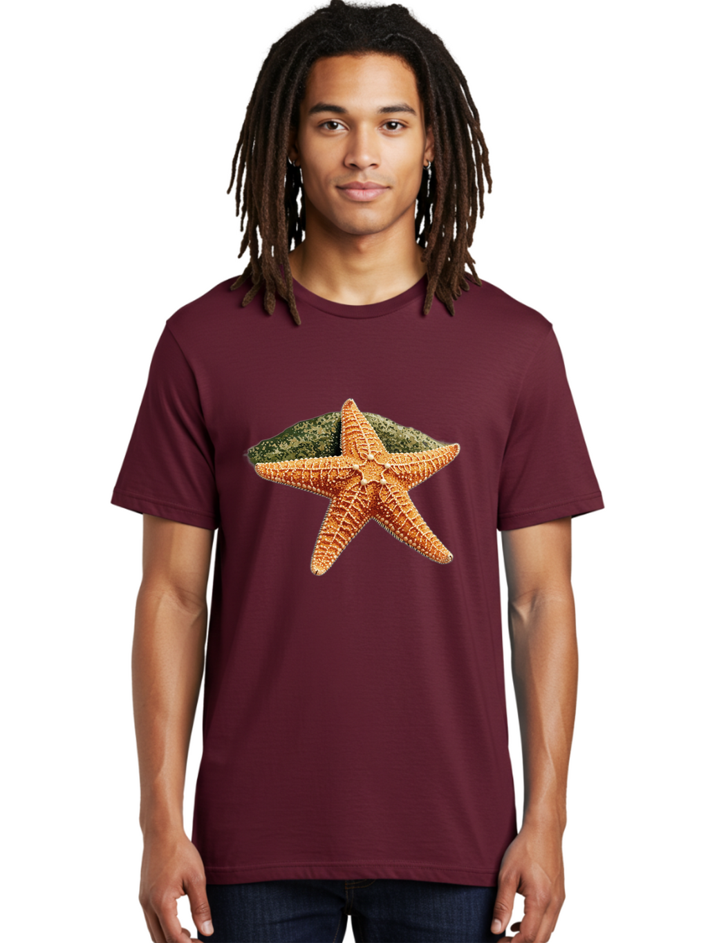 Starfish-3 Men'S Graphic Tee, 100% Cotton, Comfortable Casual Summer Wear, Machine Washable, Vintage Camera, Old Camera, Antique Camera, Black Camera, Classic Photography, Photography Equipment, Nostalgic Device, Film Camera, Camera Art Bal396