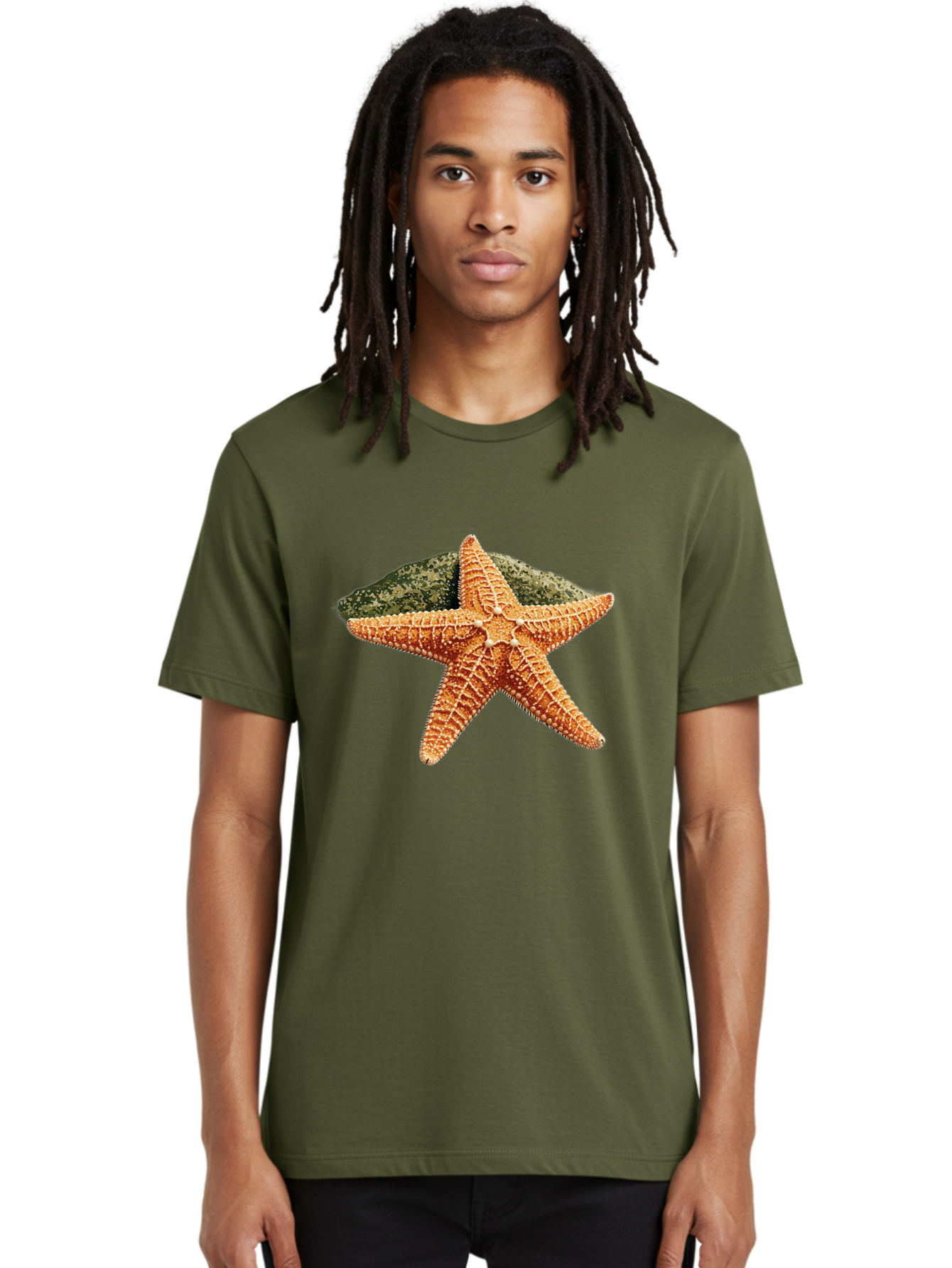 Starfish-3 Men'S Graphic Tee, 100% Cotton, Comfortable Casual Summer Wear, Machine Washable, Vintage Camera, Old Camera, Antique Camera, Black Camera, Classic Photography, Photography Equipment, Nostalgic Device, Film Camera, Camera Art Bal396
