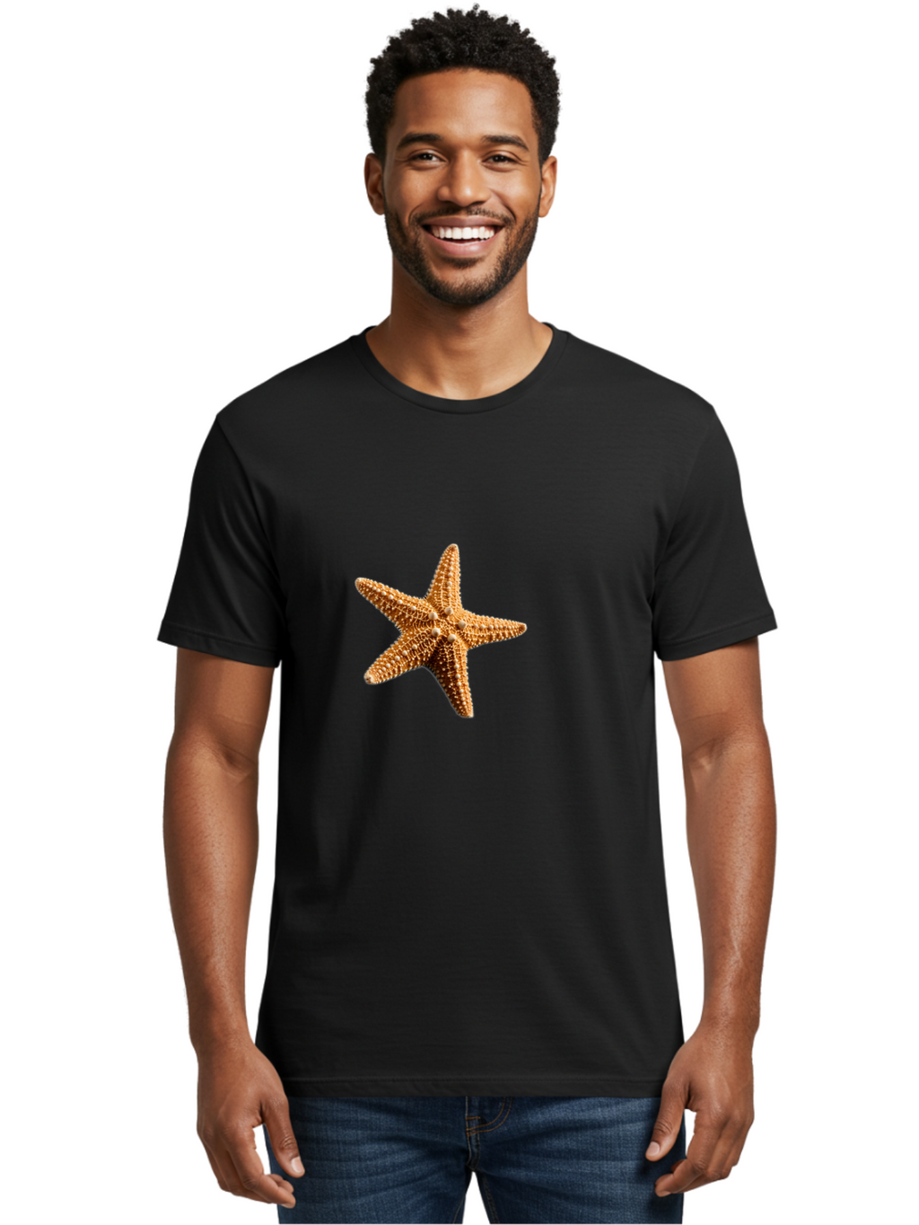 Starfish Men'S Graphic Tee, 100% Cotton, Comfortable Casual Summer Wear, Machine Washable, Vintage Camera, Old Camera, Antique Camera, Black Camera, Classic Photography, Photography Equipment, Nostalgic Device, Film Camera, Camera Art Bal399