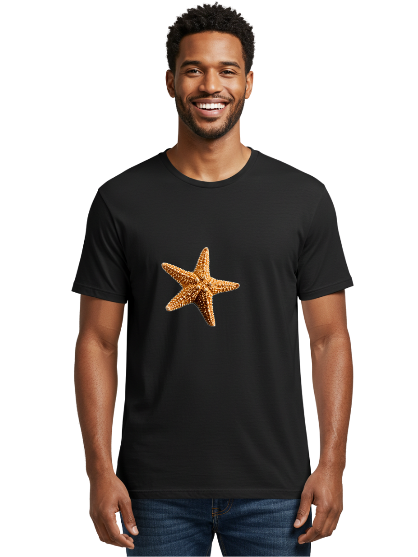 Starfish Men'S Graphic Tee, 100% Cotton, Comfortable Casual Summer Wear, Machine Washable, Vintage Camera, Old Camera, Antique Camera, Black Camera, Classic Photography, Photography Equipment, Nostalgic Device, Film Camera, Camera Art Bal399