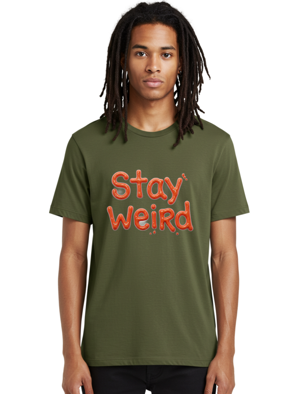 Stay-Weird-1 Men'S Graphic Tee, 100% Cotton, Comfortable Casual Summer Wear, Machine Washable, Vintage Camera, Old Camera, Antique Camera, Black Camera, Classic Photography, Photography Equipment, Nostalgic Device, Film Camera, Camera Art Bal400
