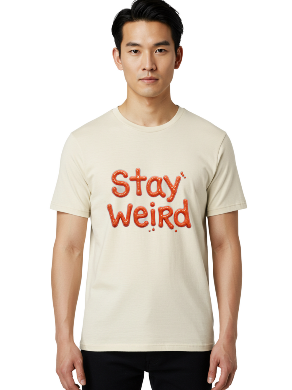 Stay-Weird-1 Men'S Graphic Tee, 100% Cotton, Comfortable Casual Summer Wear, Machine Washable, Vintage Camera, Old Camera, Antique Camera, Black Camera, Classic Photography, Photography Equipment, Nostalgic Device, Film Camera, Camera Art Bal400