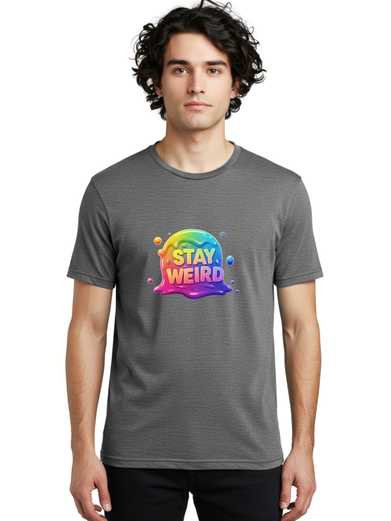 Stay-Weird-2 Men'S Graphic Tee, 100% Cotton, Comfortable Casual Summer Wear, Machine Washable, Vintage Camera, Old Camera, Antique Camera, Black Camera, Classic Photography, Photography Equipment, Nostalgic Device, Film Camera, Camera Art Bal401