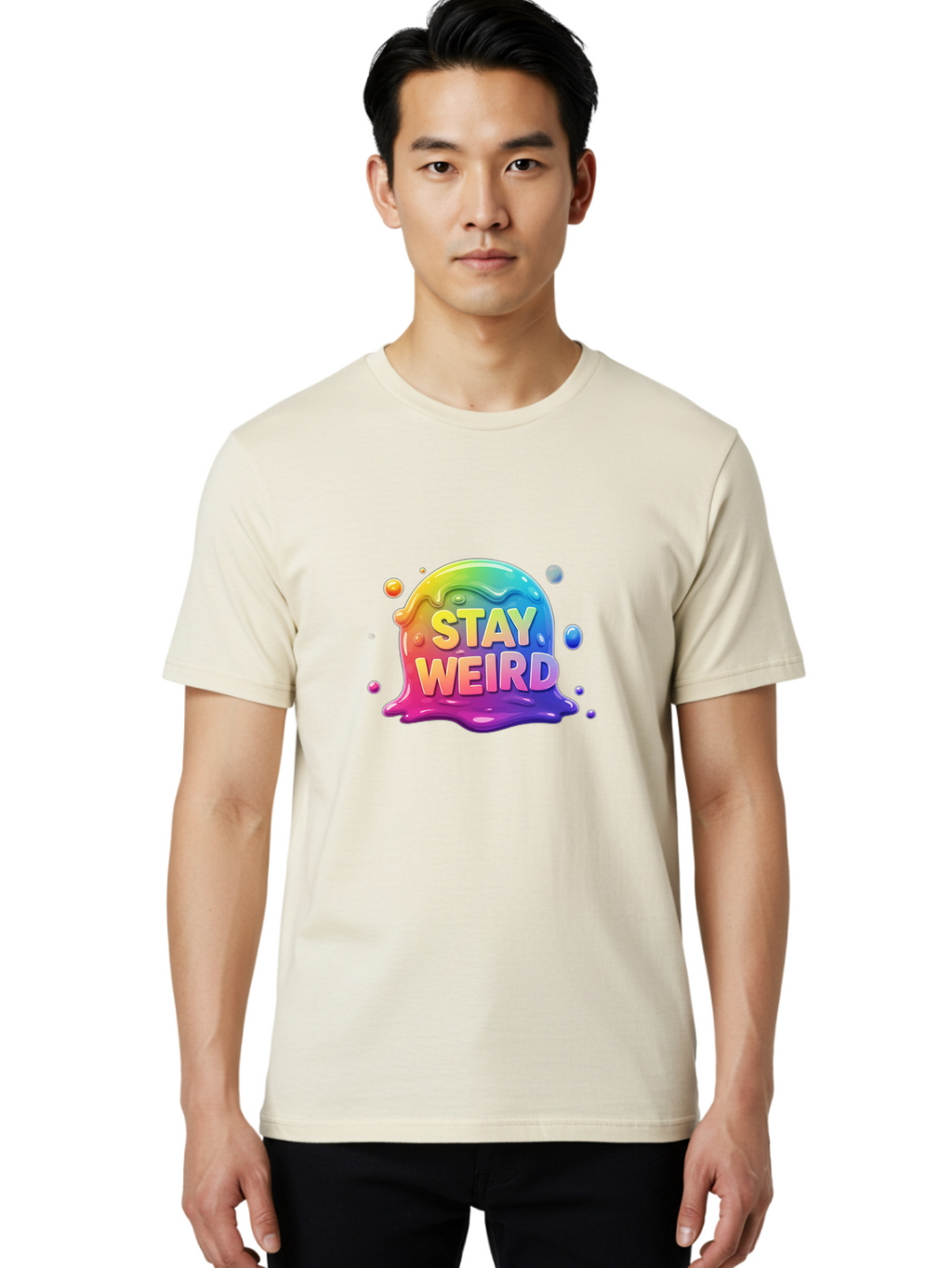 Stay-Weird-2 Men'S Graphic Tee, 100% Cotton, Comfortable Casual Summer Wear, Machine Washable, Vintage Camera, Old Camera, Antique Camera, Black Camera, Classic Photography, Photography Equipment, Nostalgic Device, Film Camera, Camera Art Bal401