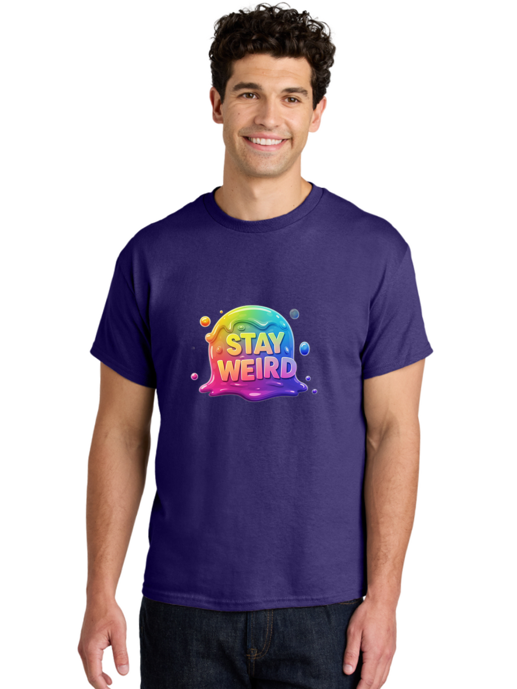 Stay-Weird-2 Men'S Graphic Tee, 100% Cotton, Comfortable Casual Summer Wear, Machine Washable, Vintage Camera, Old Camera, Antique Camera, Black Camera, Classic Photography, Photography Equipment, Nostalgic Device, Film Camera, Camera Art Bal401