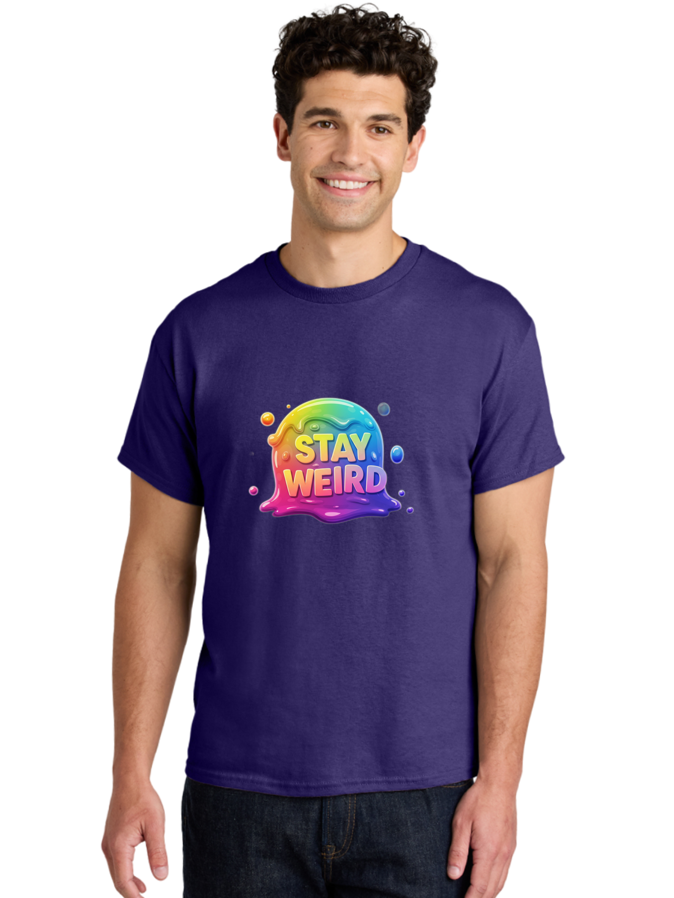 Stay-Weird-2 Men'S Graphic Tee, 100% Cotton, Comfortable Casual Summer Wear, Machine Washable, Vintage Camera, Old Camera, Antique Camera, Black Camera, Classic Photography, Photography Equipment, Nostalgic Device, Film Camera, Camera Art Bal401