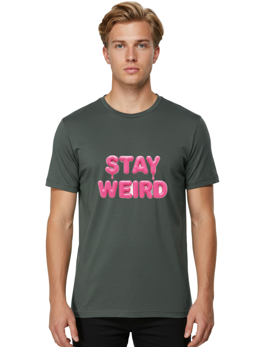 Stay-Weird Men'S Graphic Tee, 100% Cotton, Comfortable Casual Summer Wear, Machine Washable, Vintage Camera, Old Camera, Antique Camera, Black Camera, Classic Photography, Photography Equipment, Nostalgic Device, Film Camera, Camera Art Bal404