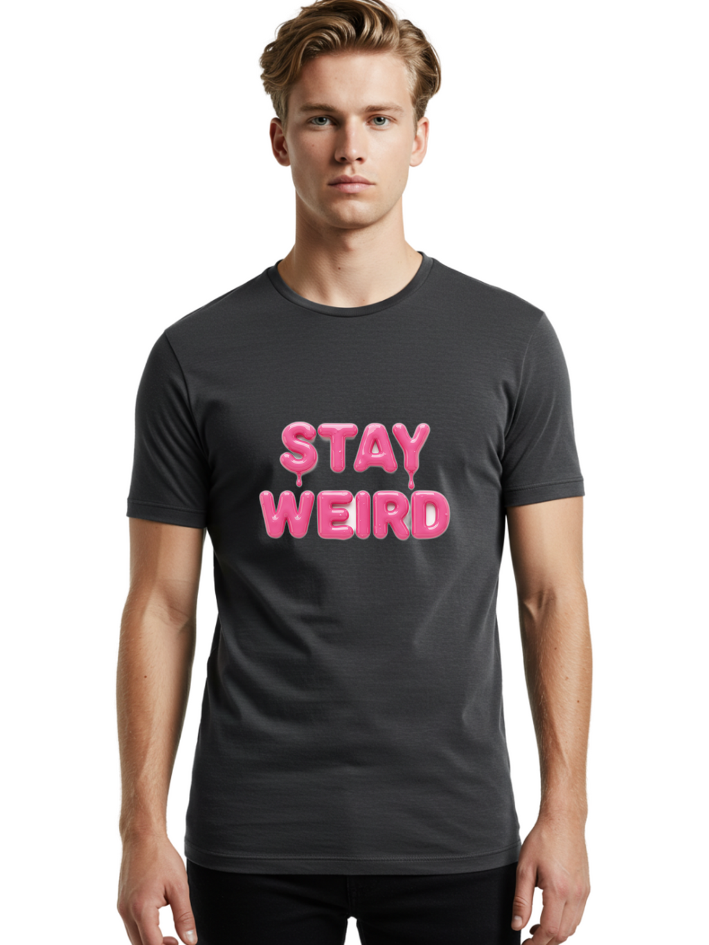 Stay-Weird Men'S Graphic Tee, 100% Cotton, Comfortable Casual Summer Wear, Machine Washable, Vintage Camera, Old Camera, Antique Camera, Black Camera, Classic Photography, Photography Equipment, Nostalgic Device, Film Camera, Camera Art Bal404