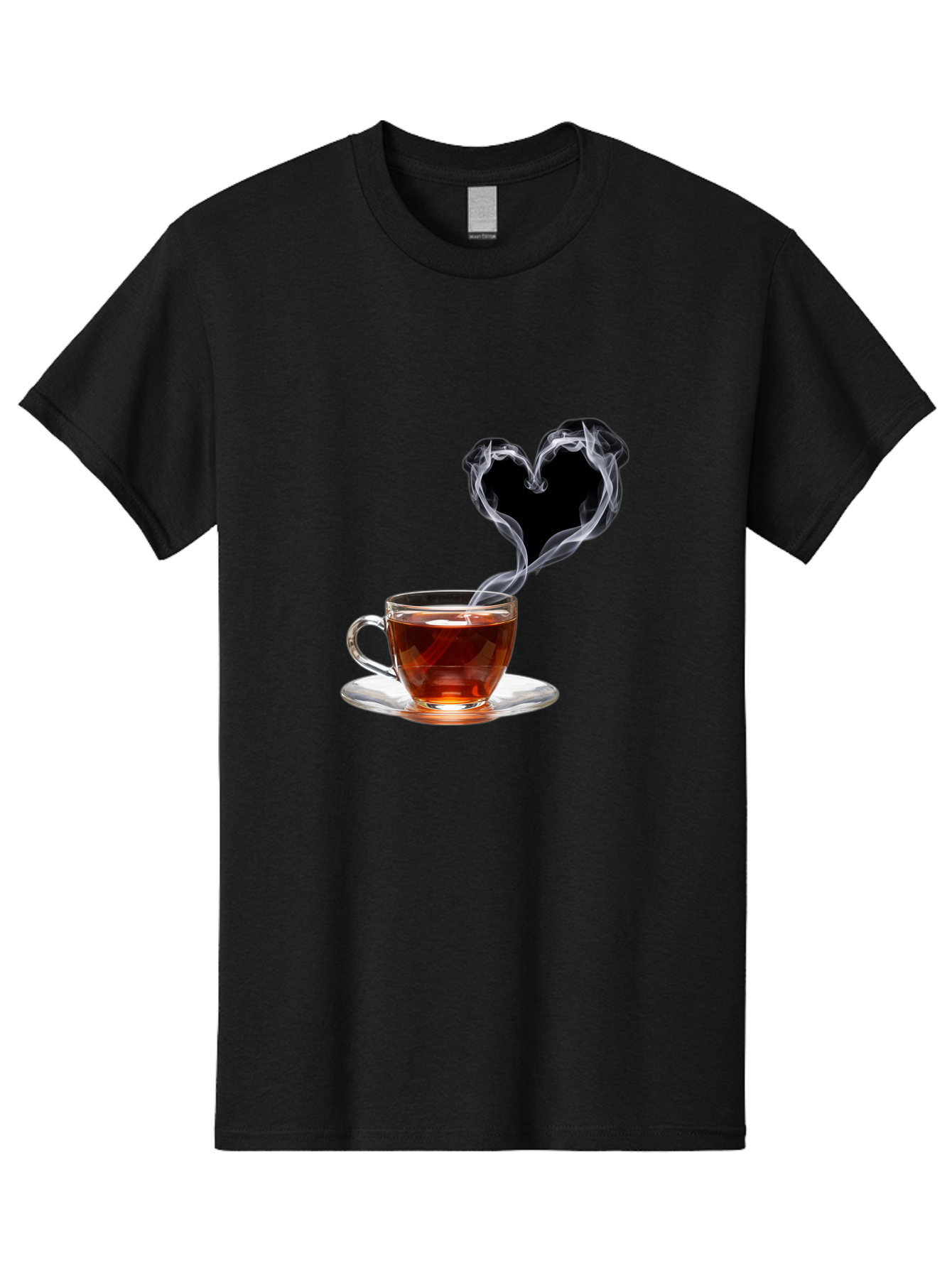 Steaming-Tea-Cup Men'S Graphic Tee, 100% Cotton, Comfortable Casual Summer Wear, Machine Washable, Vintage Camera, Old Camera, Antique Camera, Black Camera, Classic Photography, Photography Equipment, Nostalgic Device, Film Camera, Camera Art Bal406