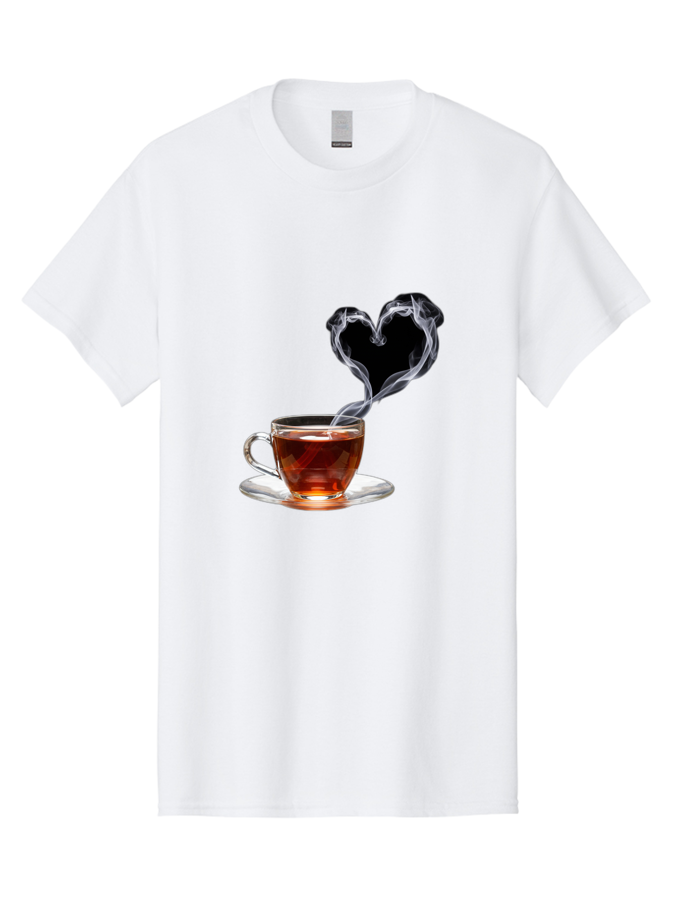 Steaming-Tea-Cup Men'S Graphic Tee, 100% Cotton, Comfortable Casual Summer Wear, Machine Washable, Vintage Camera, Old Camera, Antique Camera, Black Camera, Classic Photography, Photography Equipment, Nostalgic Device, Film Camera, Camera Art Bal406