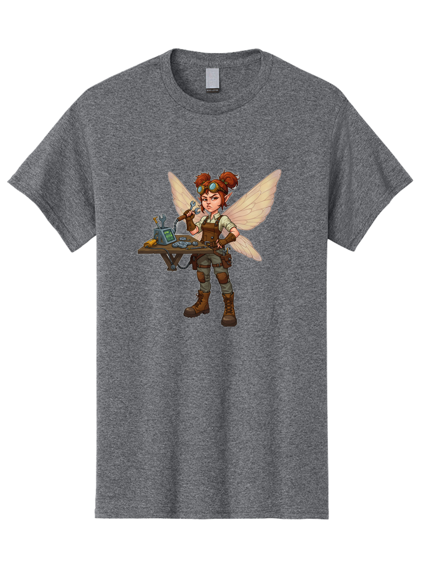 Steampunk-Fairy Men'S Graphic Tee, 100% Cotton, Comfortable Casual Summer Wear, Machine Washable, Vintage Camera, Old Camera, Antique Camera, Black Camera, Classic Photography, Photography Equipment, Nostalgic Device, Film Camera, Camera Art Bal411