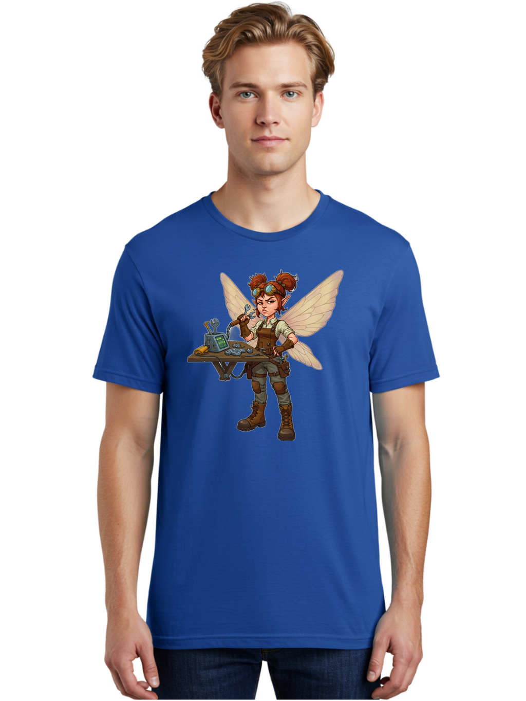 Steampunk-Fairy Men'S Graphic Tee, 100% Cotton, Comfortable Casual Summer Wear, Machine Washable, Vintage Camera, Old Camera, Antique Camera, Black Camera, Classic Photography, Photography Equipment, Nostalgic Device, Film Camera, Camera Art Bal411