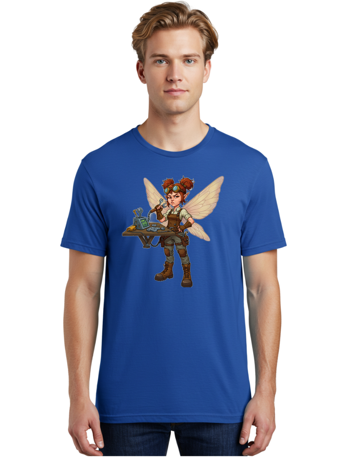 Steampunk-Fairy Men'S Graphic Tee, 100% Cotton, Comfortable Casual Summer Wear, Machine Washable, Vintage Camera, Old Camera, Antique Camera, Black Camera, Classic Photography, Photography Equipment, Nostalgic Device, Film Camera, Camera Art Bal411