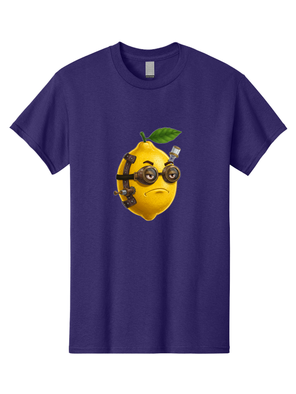 Steampunk-Lemon Men'S Graphic Tee, 100% Cotton, Comfortable Casual Summer Wear, Machine Washable, Vintage Camera, Old Camera, Antique Camera, Black Camera, Classic Photography, Photography Equipment, Nostalgic Device, Film Camera, Camera Art Bal420