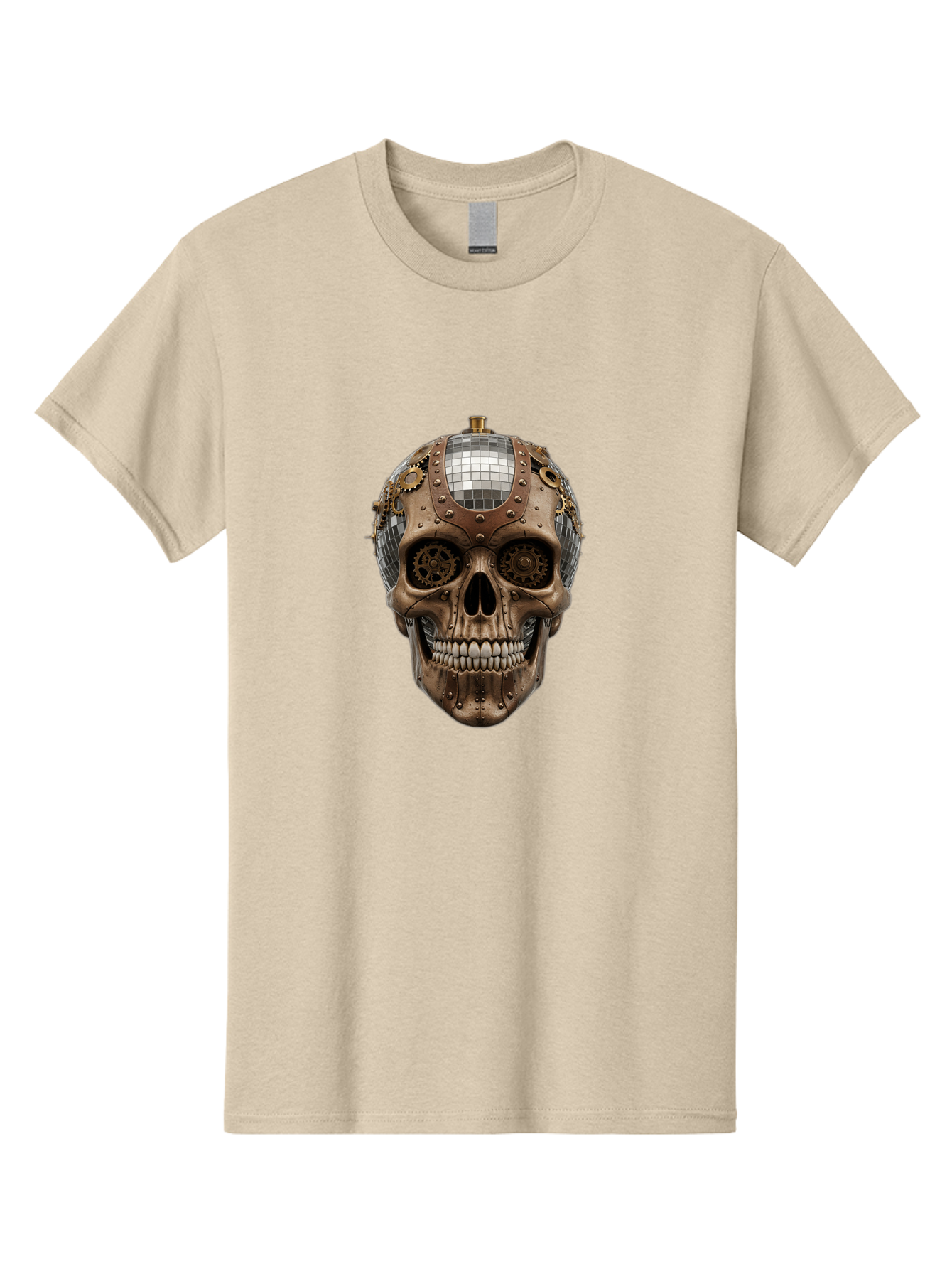 Steampunk-Skull Men'S Graphic Tee, 100% Cotton, Comfortable Casual Summer Wear, Machine Washable, Vintage Camera, Old Camera, Antique Camera, Black Camera, Classic Photography, Photography Equipment, Nostalgic Device, Film Camera, Camera Art Bal422