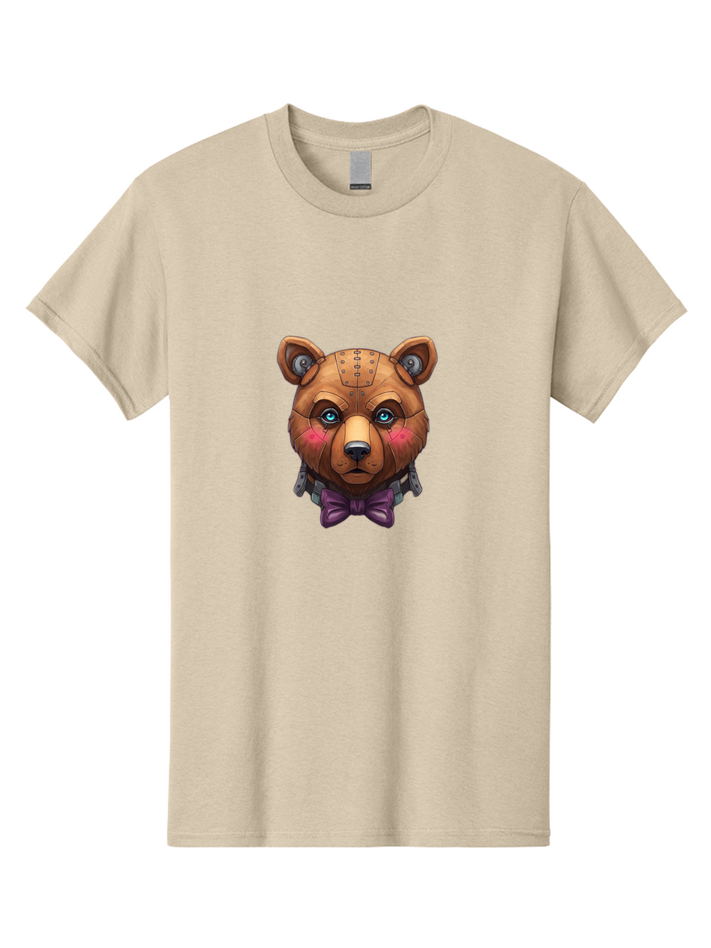 Steampunk-Teddy Men'S Graphic Tee, 100% Cotton, Comfortable Casual Summer Wear, Machine Washable, Vintage Camera, Old Camera, Antique Camera, Black Camera, Classic Photography, Photography Equipment, Nostalgic Device, Film Camera, Camera Art Bal423