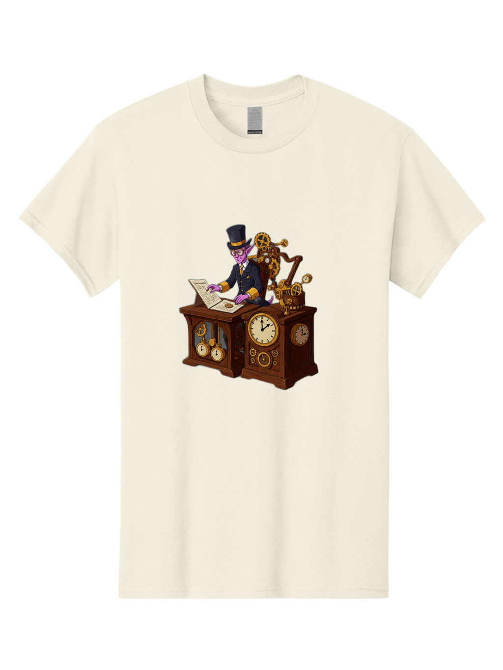 Steampunk-Timekeeper Men'S Graphic Tee, 100% Cotton, Comfortable Casual Summer Wear, Machine Washable, Vintage Camera, Old Camera, Antique Camera, Black Camera, Classic Photography, Photography Equipment, Nostalgic Device, Film Camera, Bal424