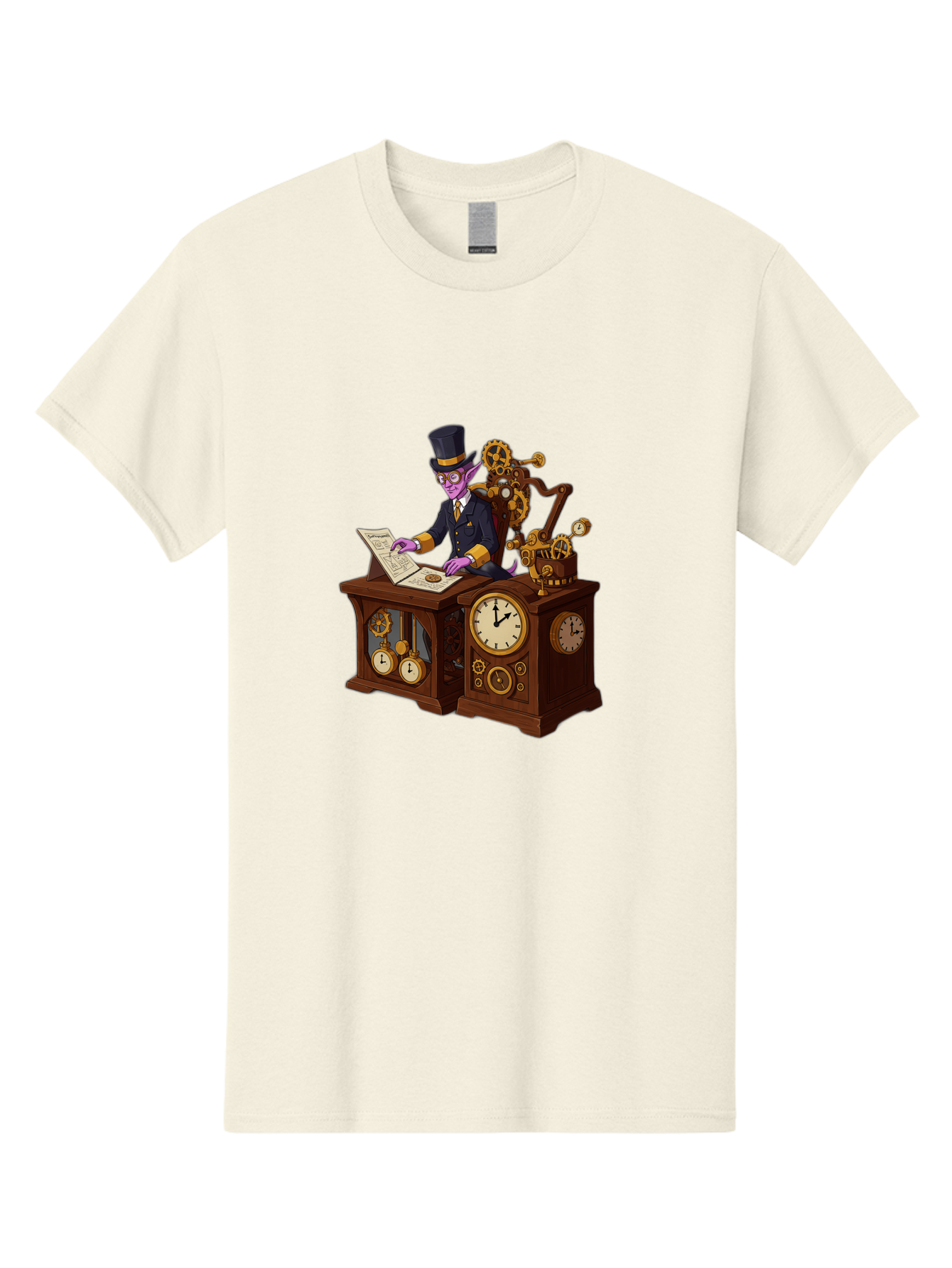 Steampunk-Timekeeper Men'S Graphic Tee, 100% Cotton, Comfortable Casual Summer Wear, Machine Washable, Vintage Camera, Old Camera, Antique Camera, Black Camera, Classic Photography, Photography Equipment, Nostalgic Device, Film Camera, Bal424