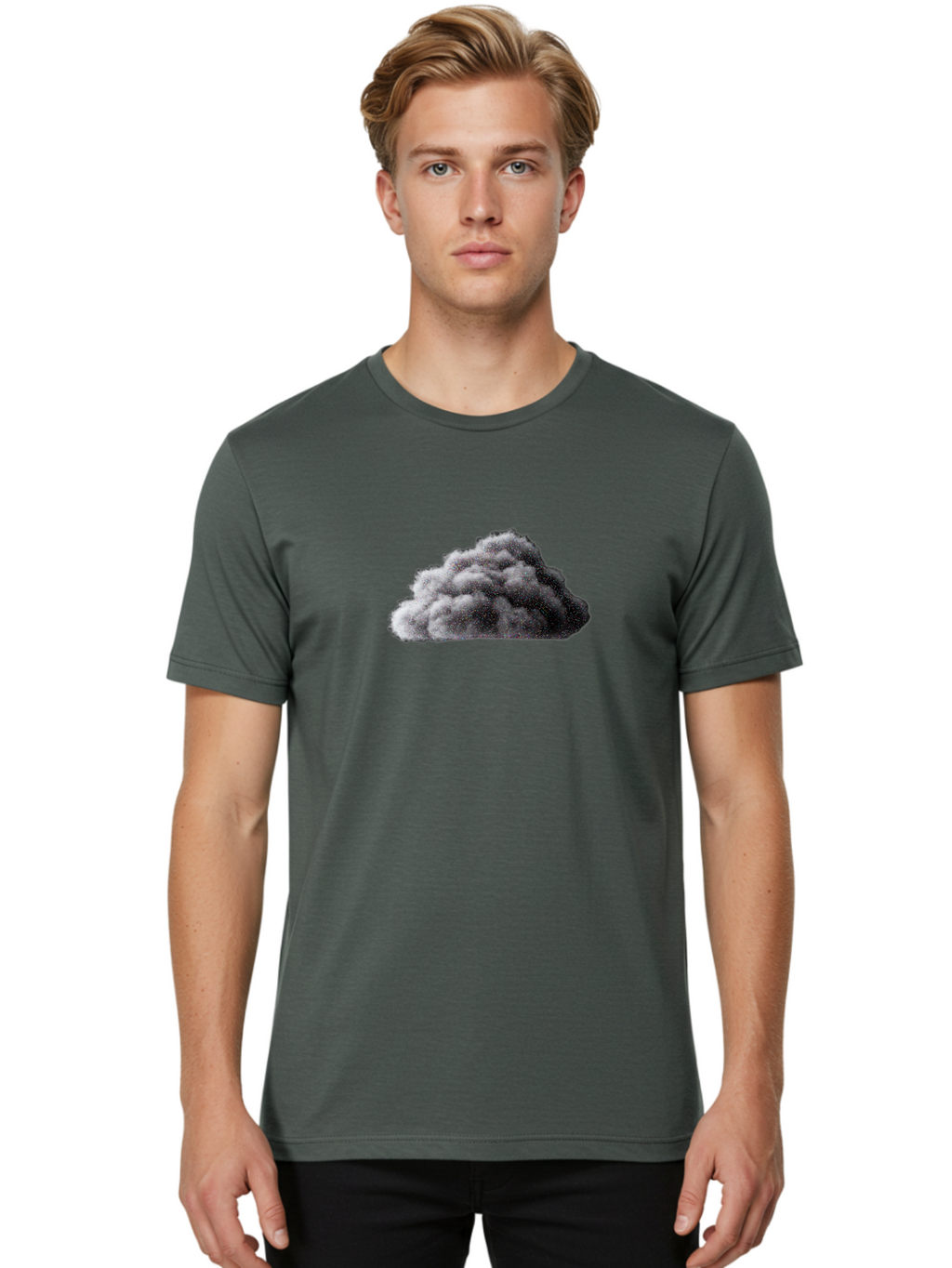 Storm-Cloud Men'S Graphic Tee, 100% Cotton, Comfortable Casual Summer Wear, Machine Washable, Vintage Camera, Old Camera, Antique Camera, Black Camera, Classic Photography, Photography Equipment, Nostalgic Device, Film Camera, Camera Art Bal426