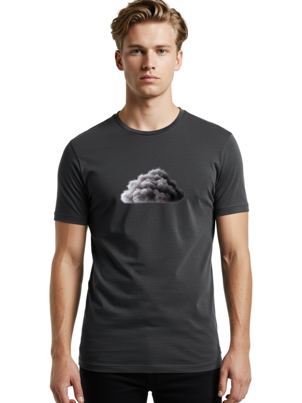Storm-Cloud Men'S Graphic Tee, 100% Cotton, Comfortable Casual Summer Wear, Machine Washable, Vintage Camera, Old Camera, Antique Camera, Black Camera, Classic Photography, Photography Equipment, Nostalgic Device, Film Camera, Camera Art Bal426