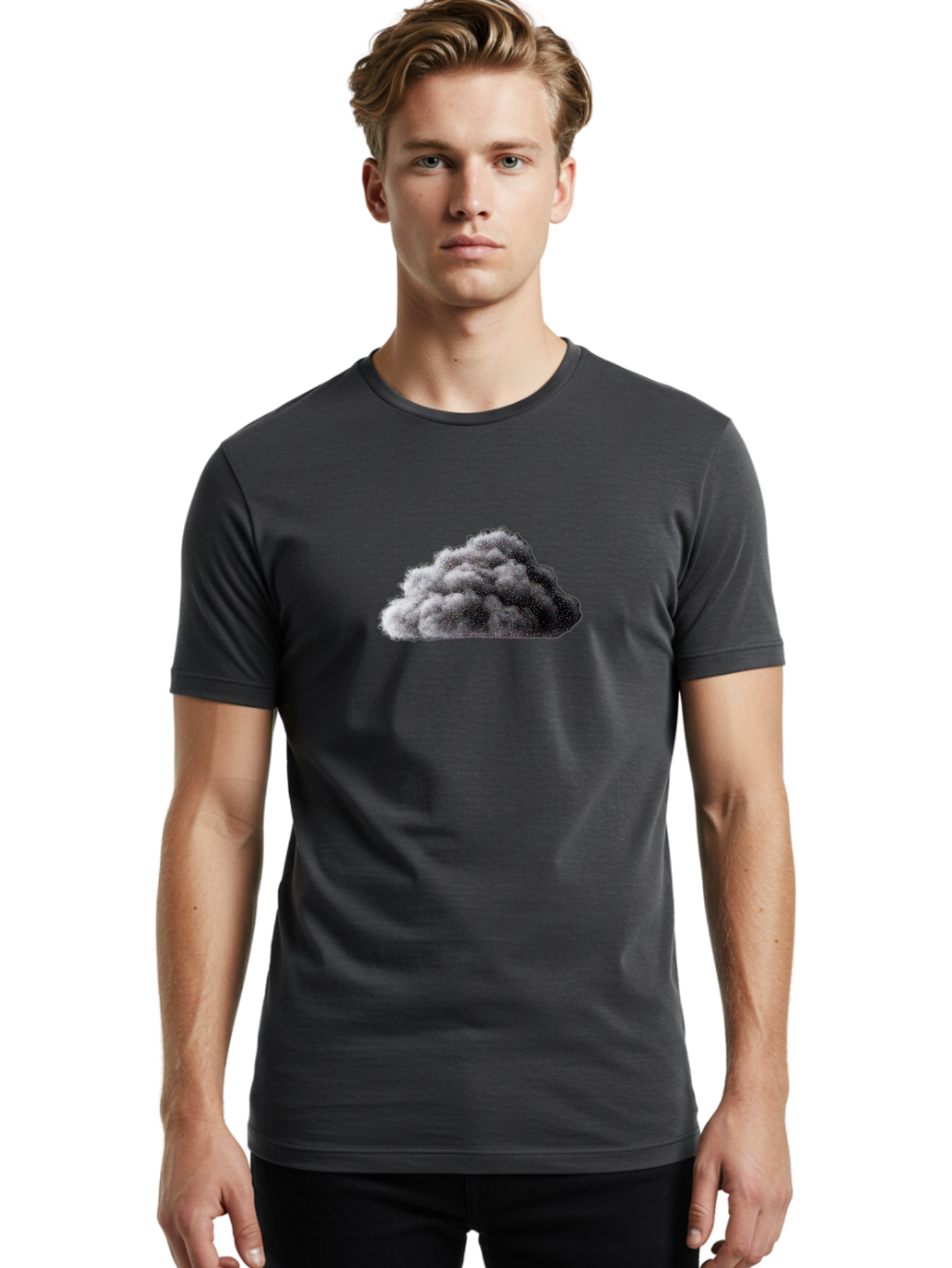 Storm-Cloud Men'S Graphic Tee, 100% Cotton, Comfortable Casual Summer Wear, Machine Washable, Vintage Camera, Old Camera, Antique Camera, Black Camera, Classic Photography, Photography Equipment, Nostalgic Device, Film Camera, Camera Art Bal426