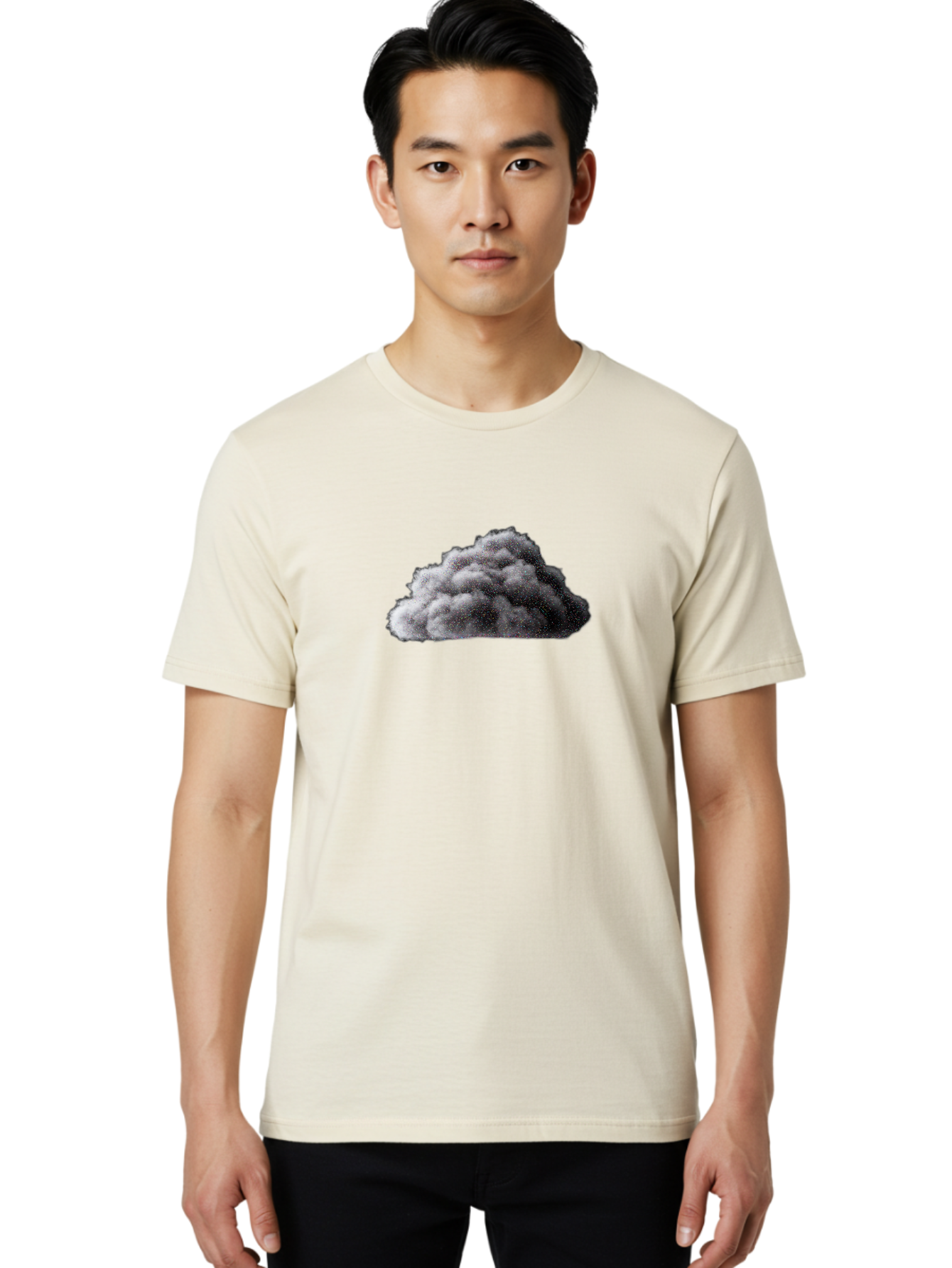 Storm-Cloud Men'S Graphic Tee, 100% Cotton, Comfortable Casual Summer Wear, Machine Washable, Vintage Camera, Old Camera, Antique Camera, Black Camera, Classic Photography, Photography Equipment, Nostalgic Device, Film Camera, Camera Art Bal426