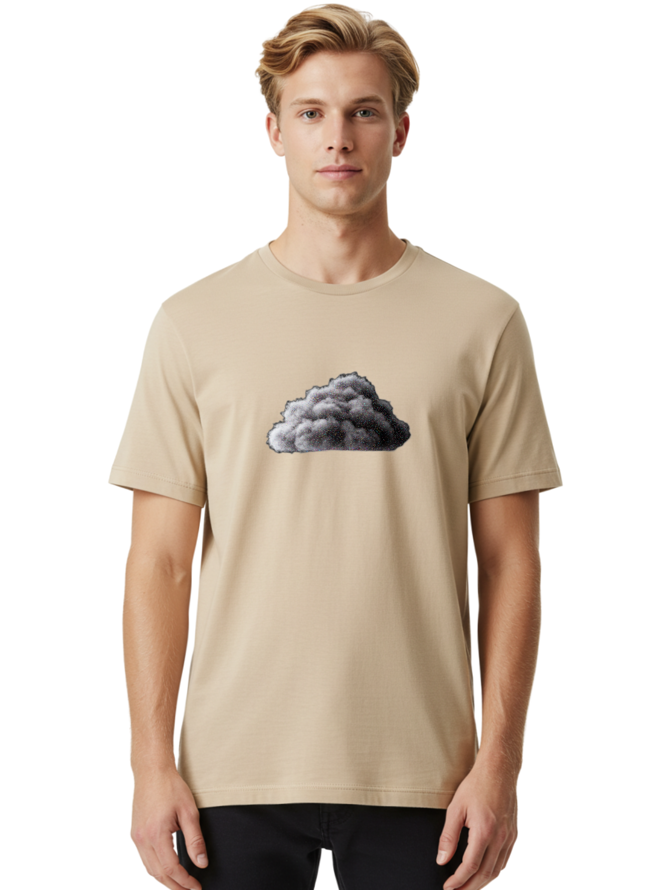 Storm-Cloud Men'S Graphic Tee, 100% Cotton, Comfortable Casual Summer Wear, Machine Washable, Vintage Camera, Old Camera, Antique Camera, Black Camera, Classic Photography, Photography Equipment, Nostalgic Device, Film Camera, Camera Art Bal426