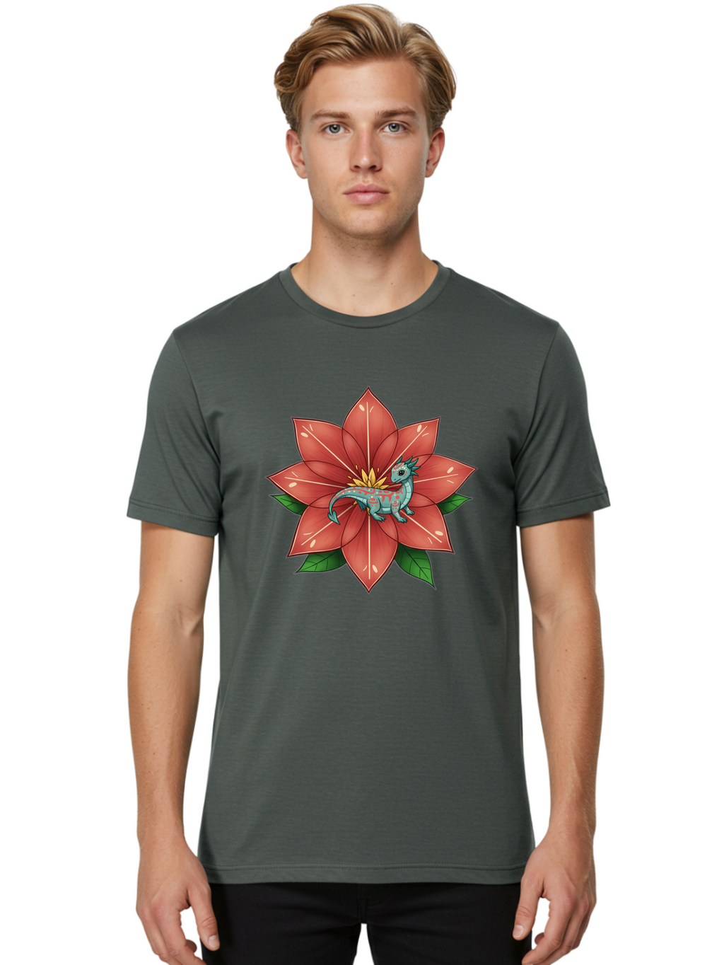 Sts-Dragon-Lotus Men'S Graphic Tee, 100% Cotton, Comfortable Casual Summer Wear, Machine Washable, Vintage Camera, Old Camera, Antique Camera, Black Camera, Classic Photography, Photography Equipment, Nostalgic Device, Film Camera, Camera Art Bal431